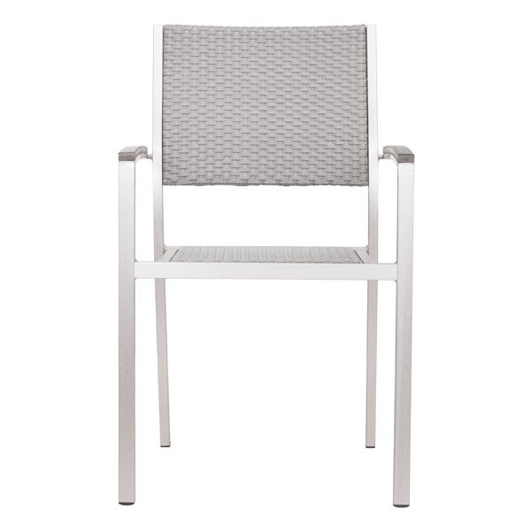 21.3" X 21" X 34.9" 2 Pcs Polyethylene Arm Chair