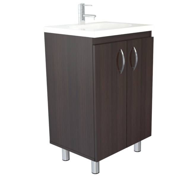 Modern Espresso Color Vanity and Sink