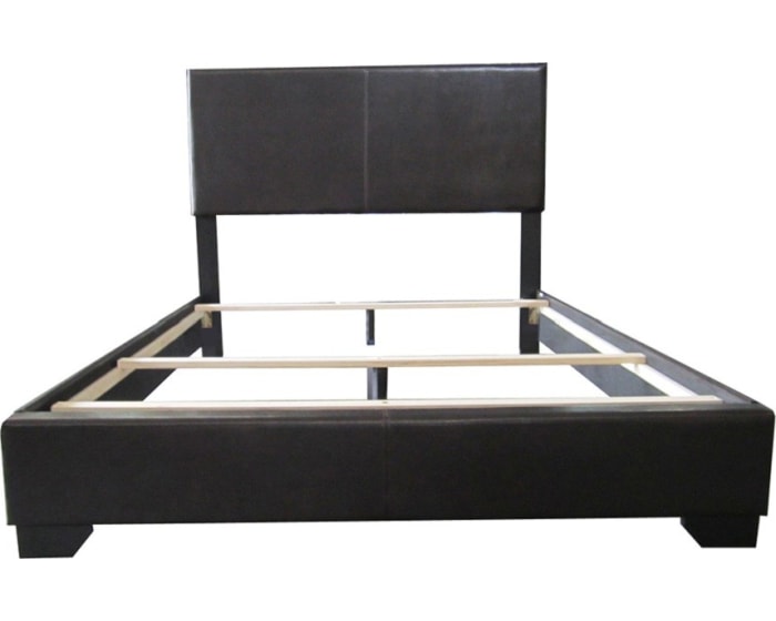 82" X 57" X 47" Full Black Pu Panel Bed