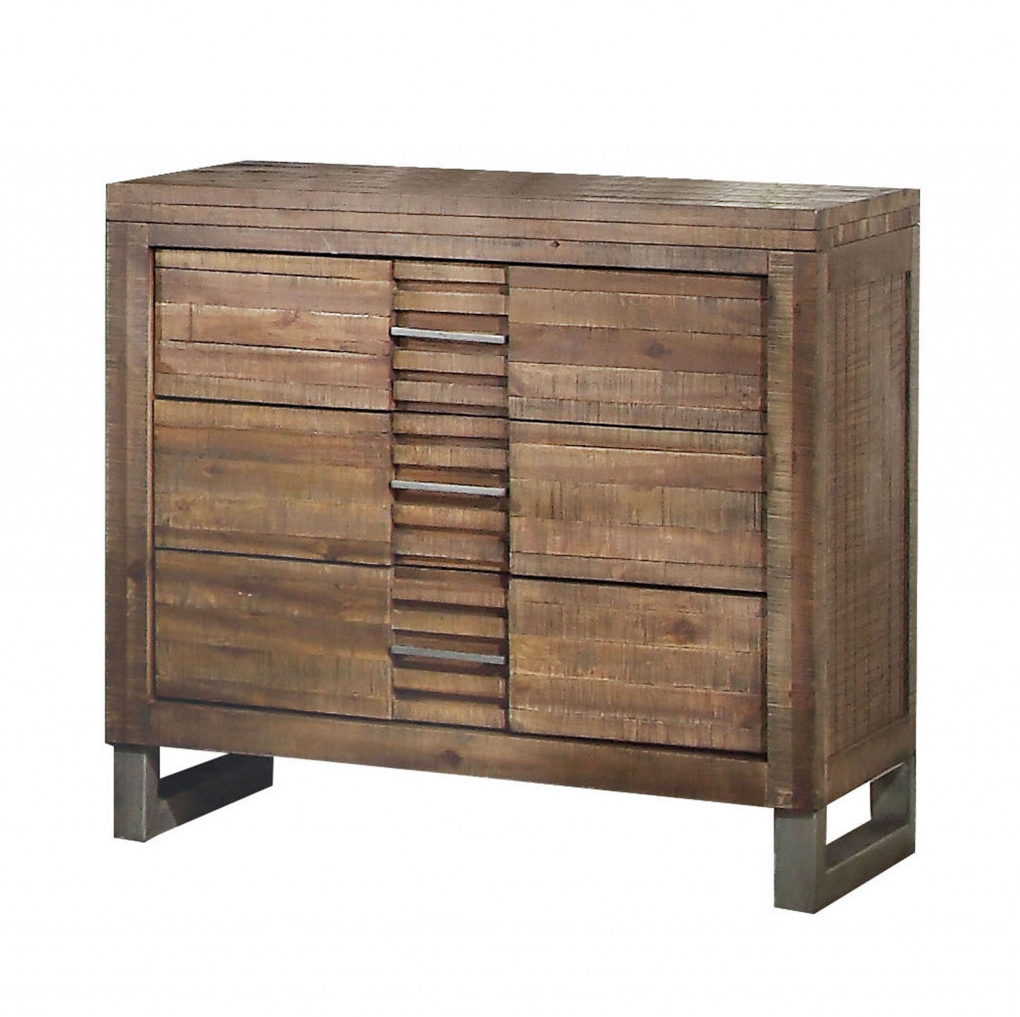 28" X 18" X 28" Reclaimed Oak 3 Drawer Nightstand