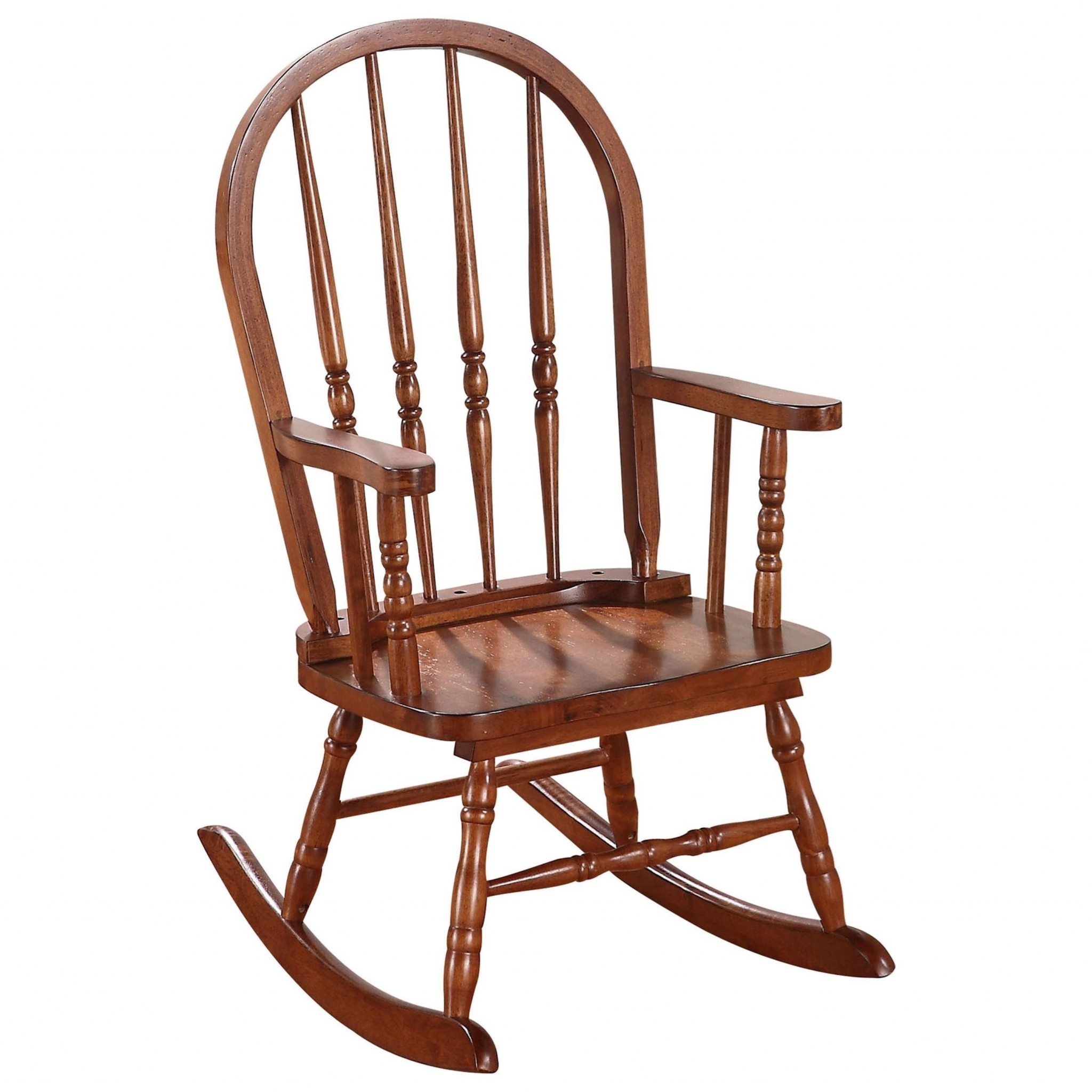 21" X 16" X 28" Tobacco Youth Rocking Chair