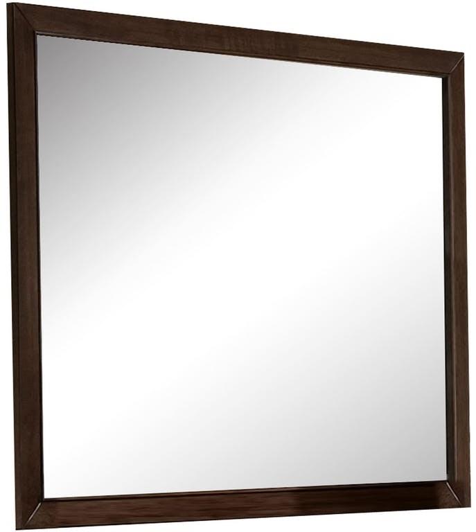 45" X 35" Espresso Casual Mirror