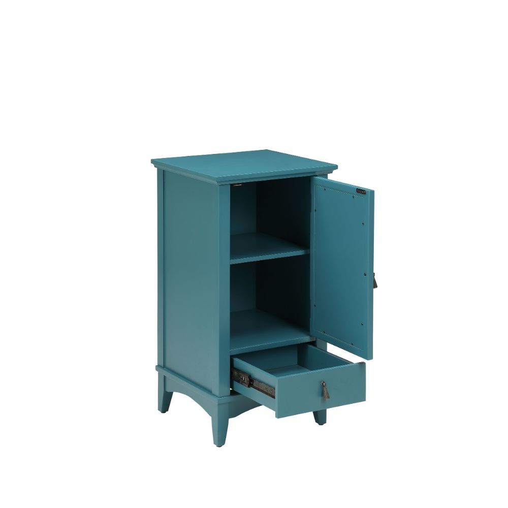 15.7" X 15" X 30" Teal Floor Cabinet