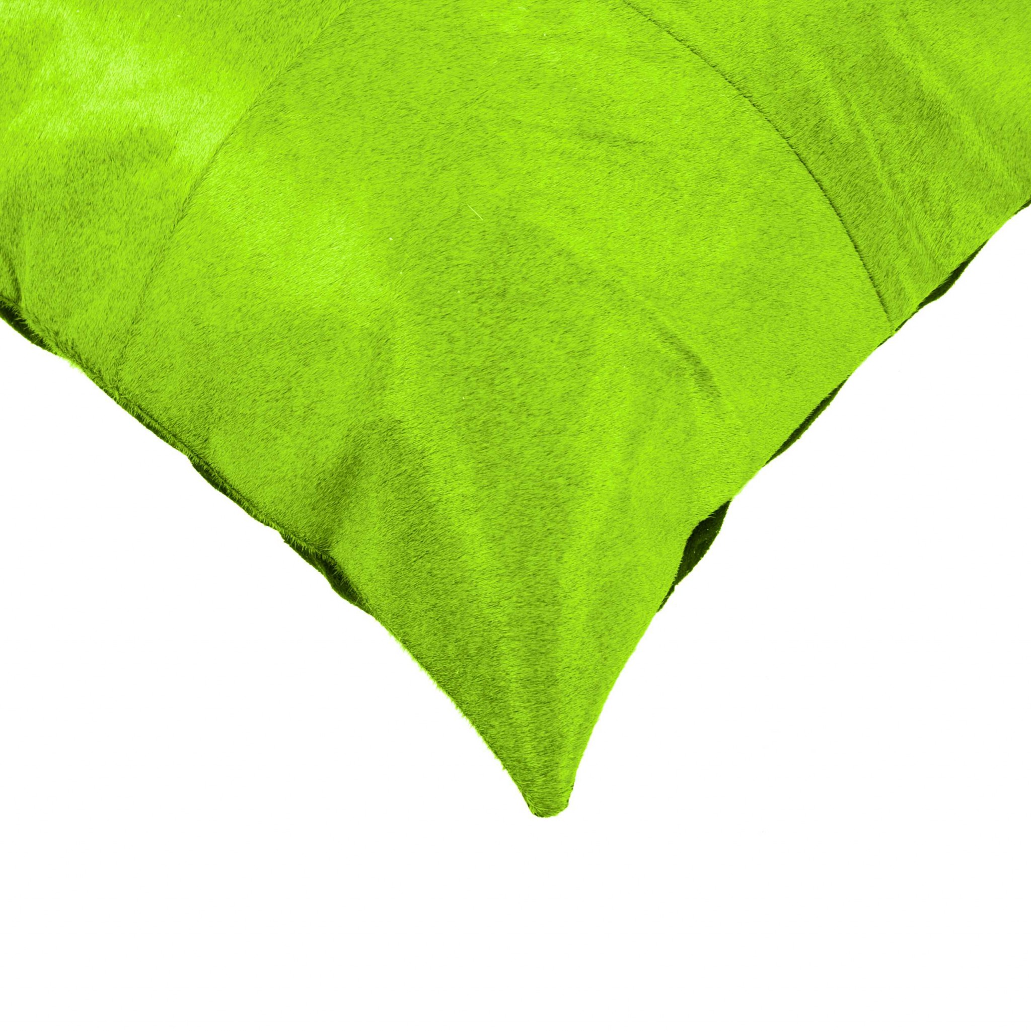 18" X 18" X 5" Lime Quattro  Pillow