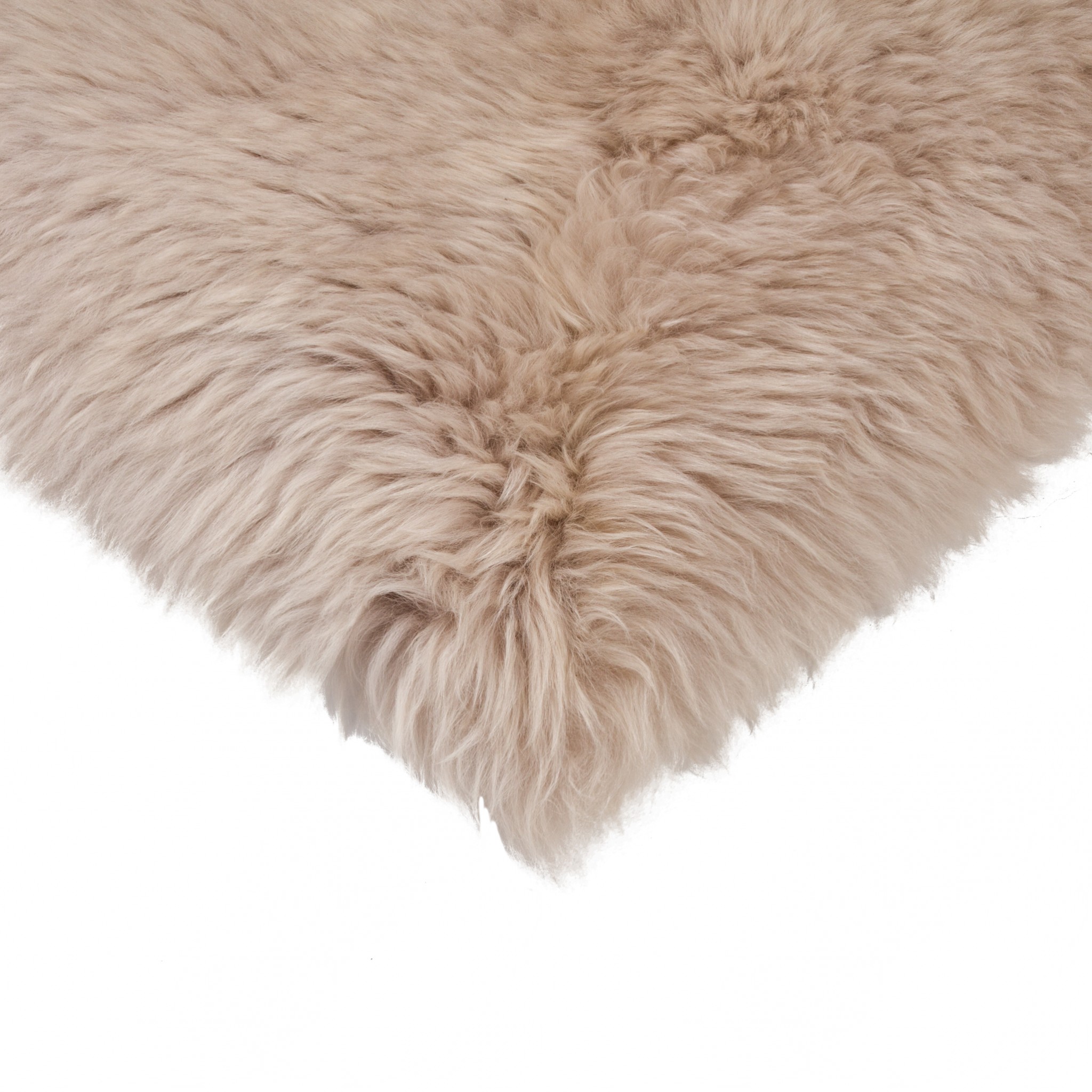 16" x 16" Taupe, Sheepskin - Seat/Chair Cover