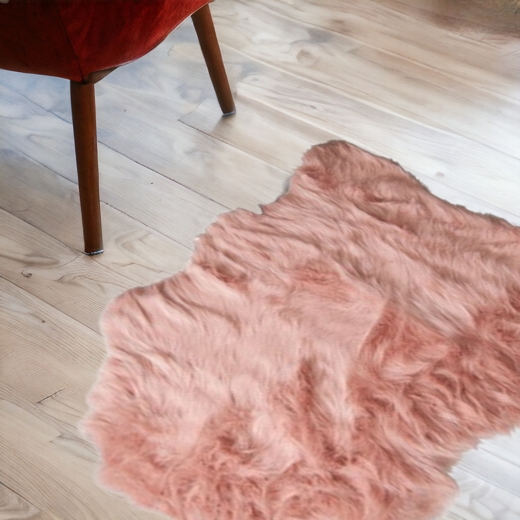 2' X 3' Dusty Rose Animal Print Area Rug-317263-1