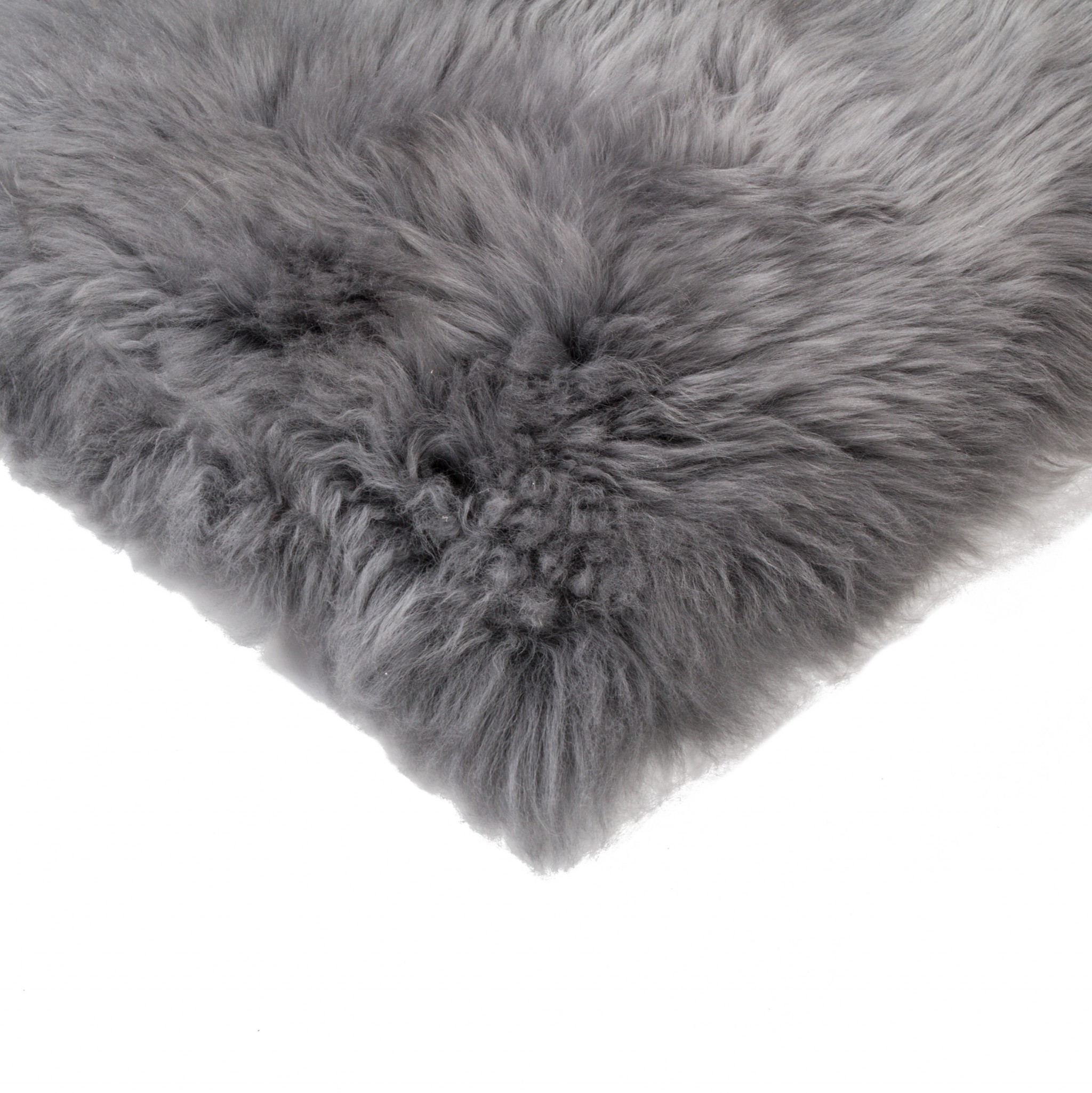 17" x 17" Gray, Sheepskin - Seat/Chair Cover