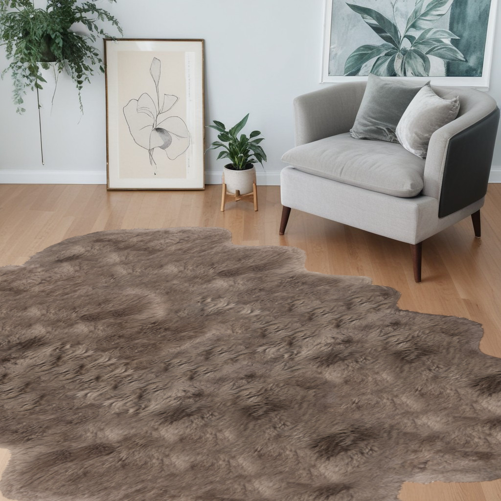 60" X 84" Brindle Cowhide - Area Rug-317318-1