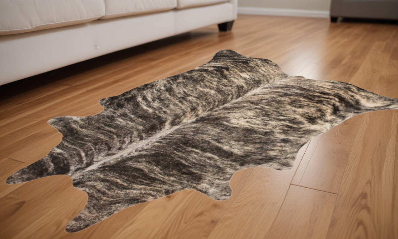 60" X 84" Exotic Zebu Cowhide - Area Rug-317322-1