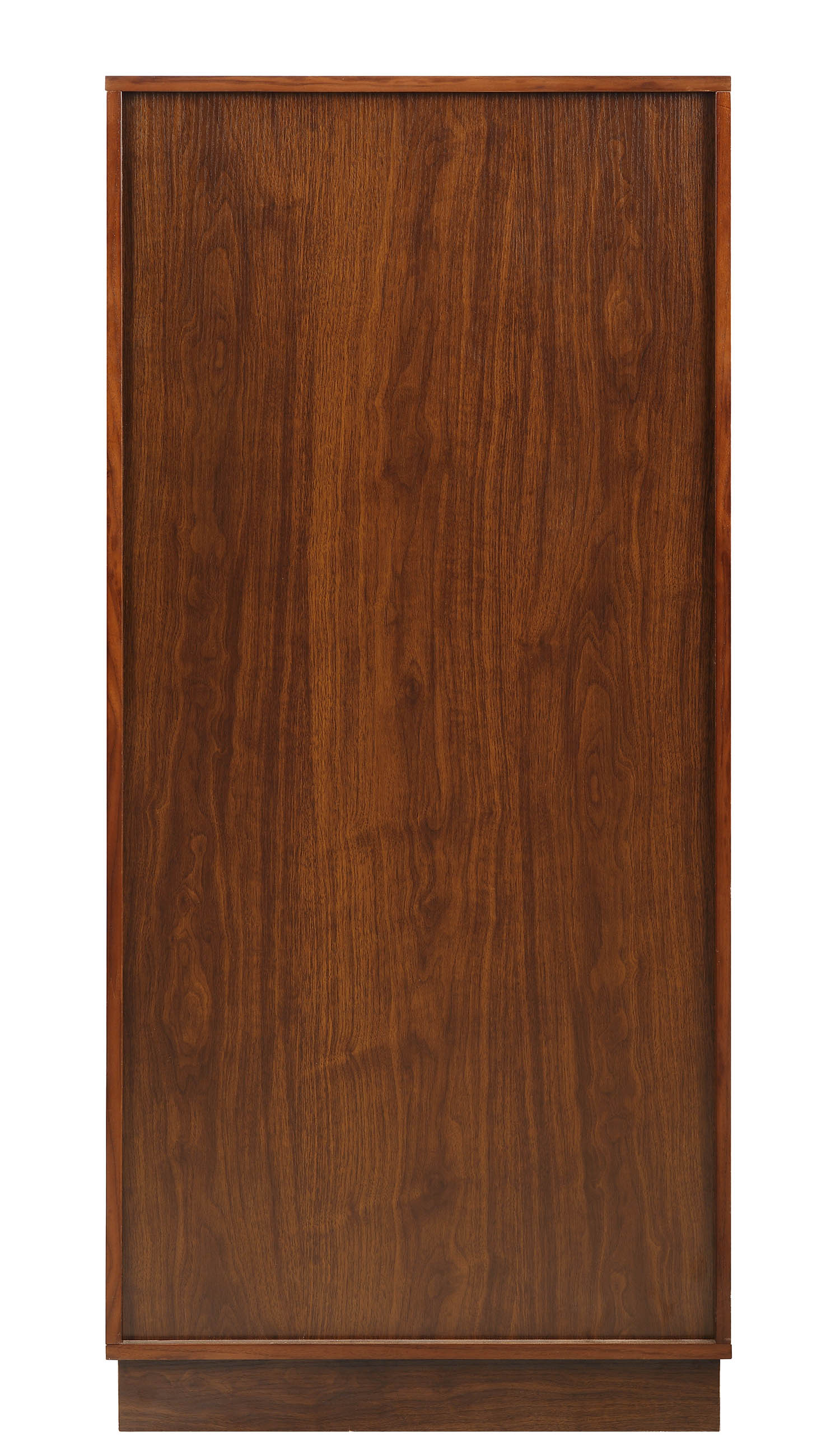 24" X 20" X 52" Wine Cabinet In Walnut - Mdf