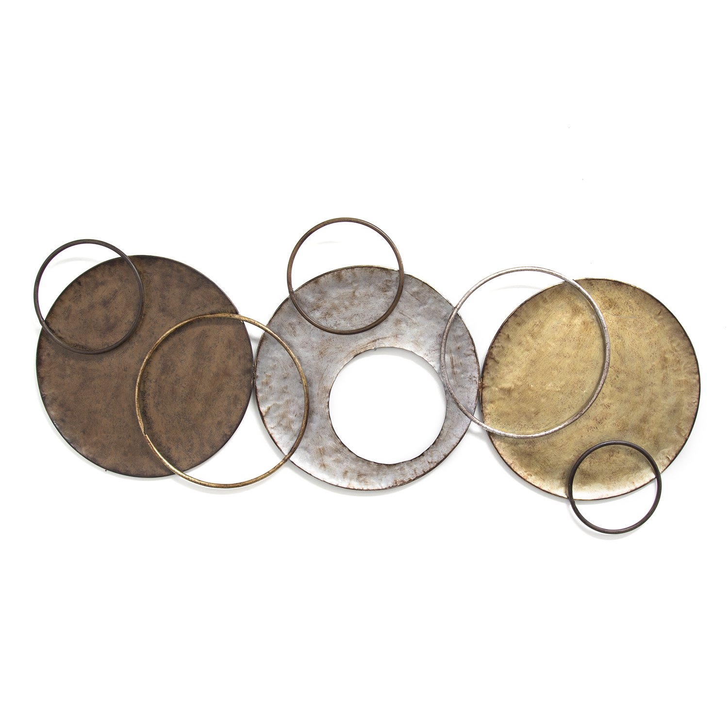 Charming Textured Metal Wall Decor