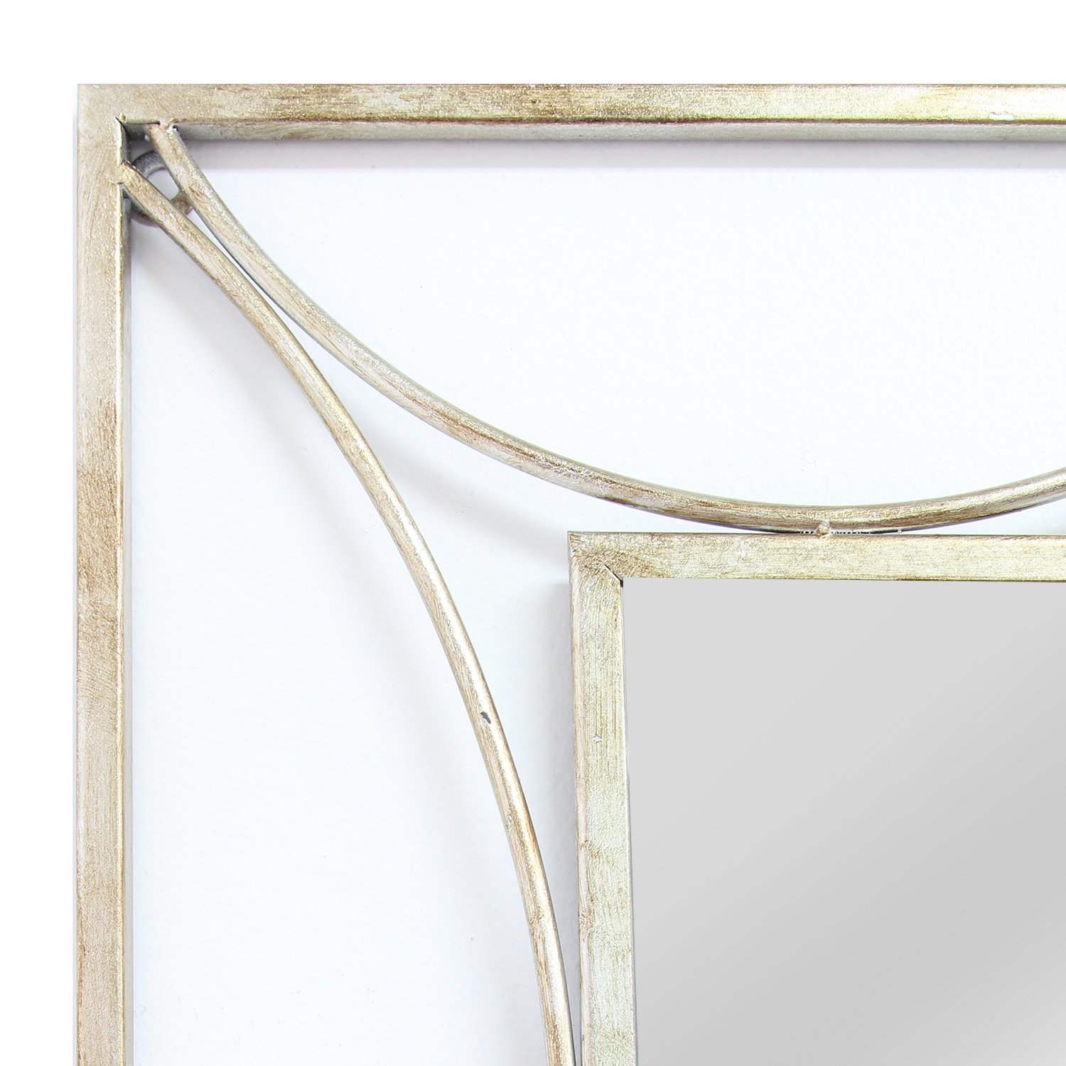 24" x 0.05" x 36" Silver Simple And Elegant Wall Mirror