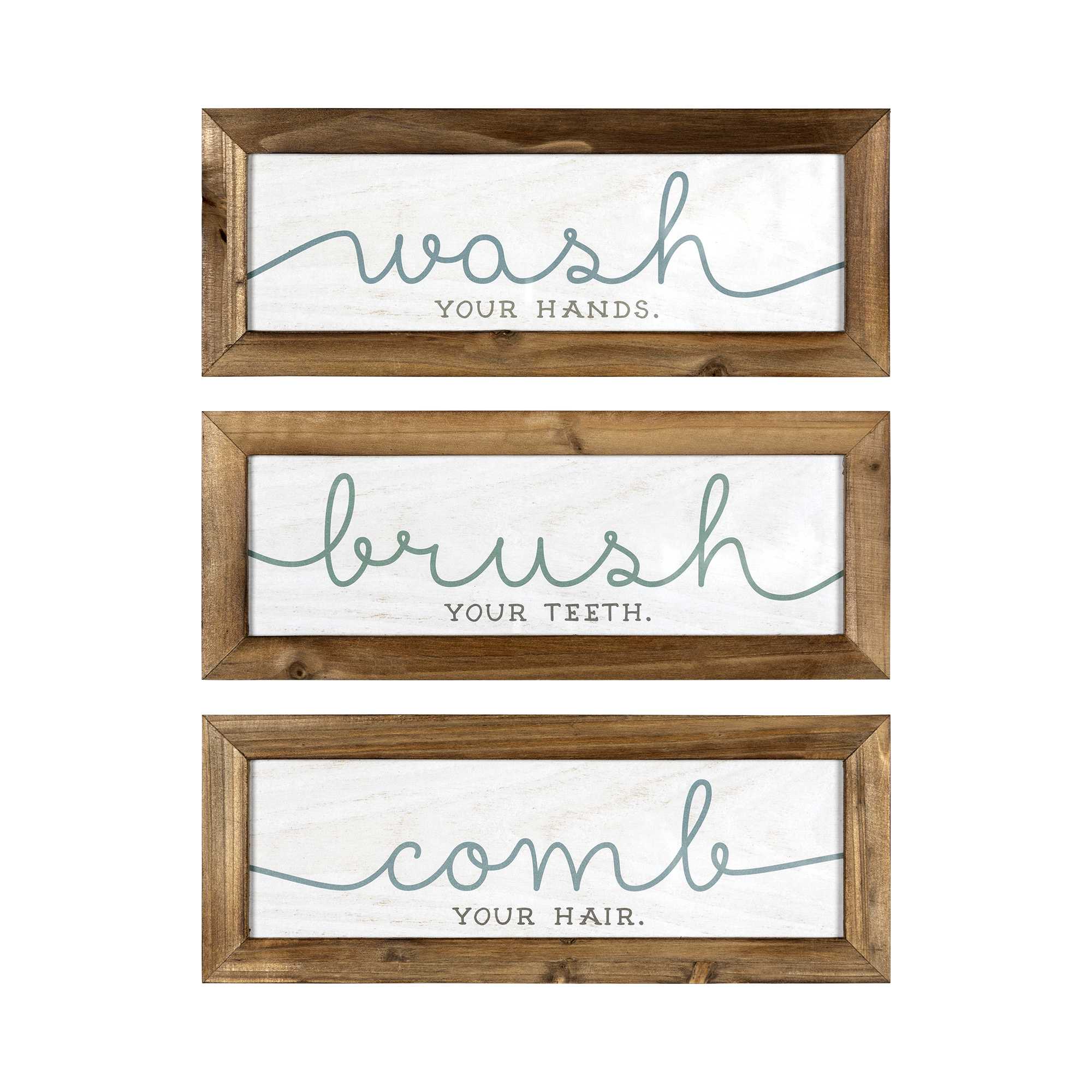 Wash Brush Comb Wooden Bath Art