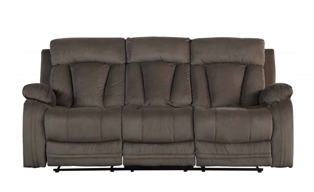 40" Modern Brown Fabric Sofa-329379-1