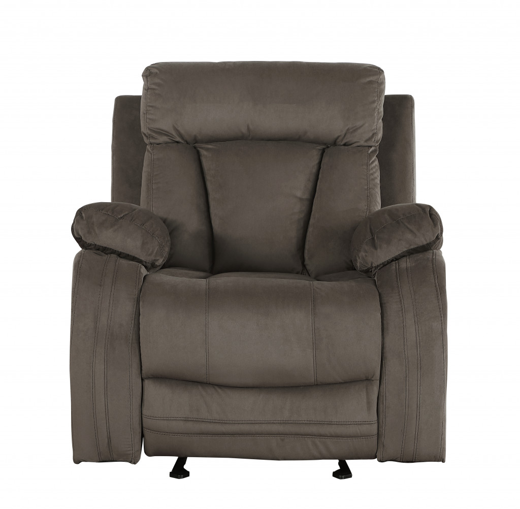 40" Modern Brown Fabric Chair-329381-1