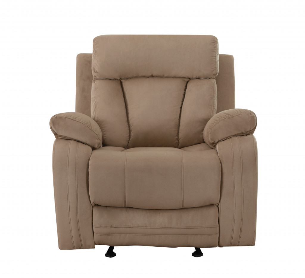 40" Modern Beige Fabric Chair-329385-1