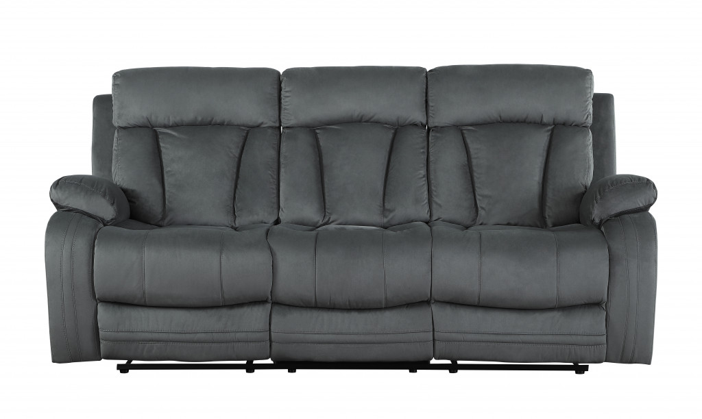 40" Modern Grey Fabric Sofa-329387-1