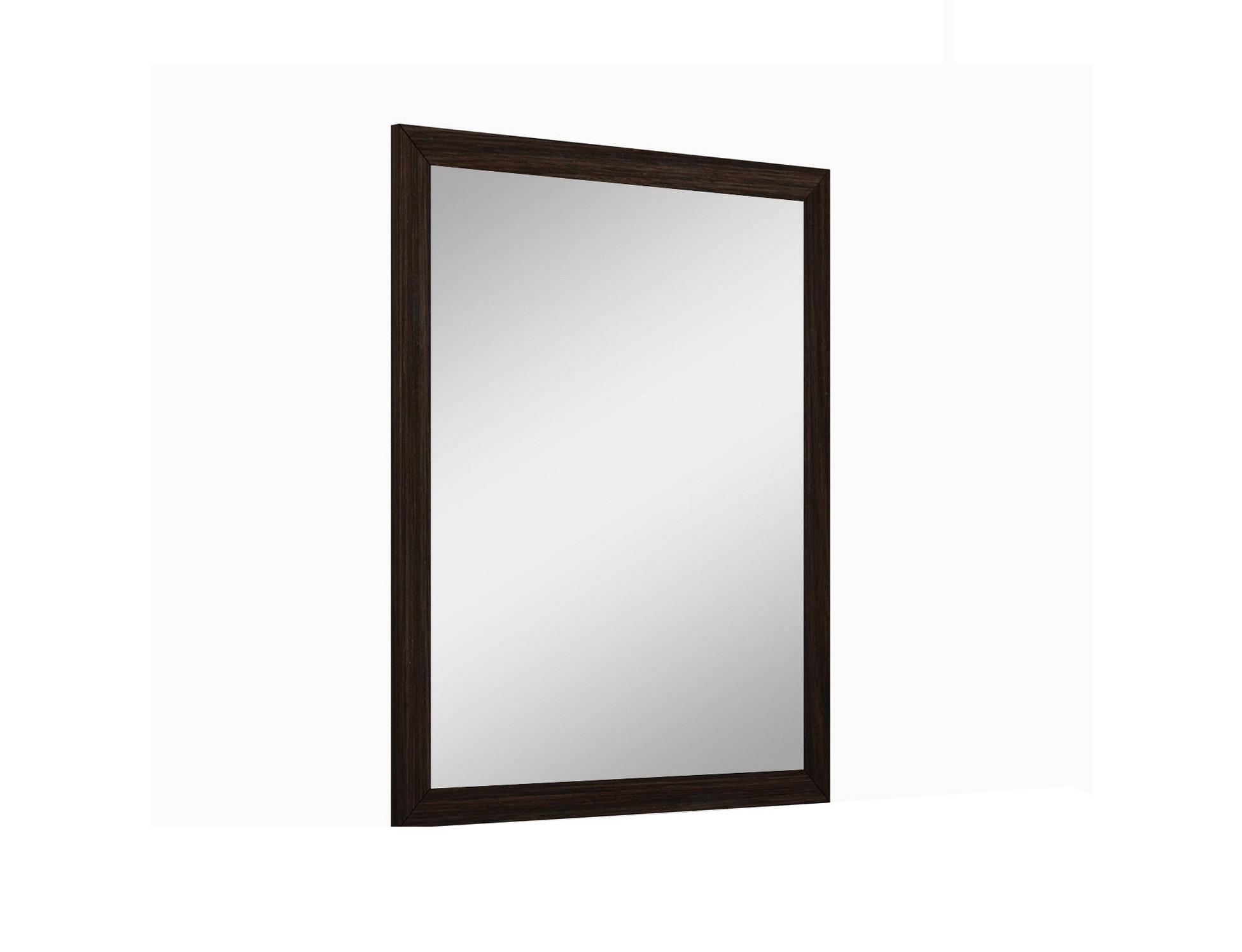 43" Dark Brown Framed Dresser Mirror-329655-1