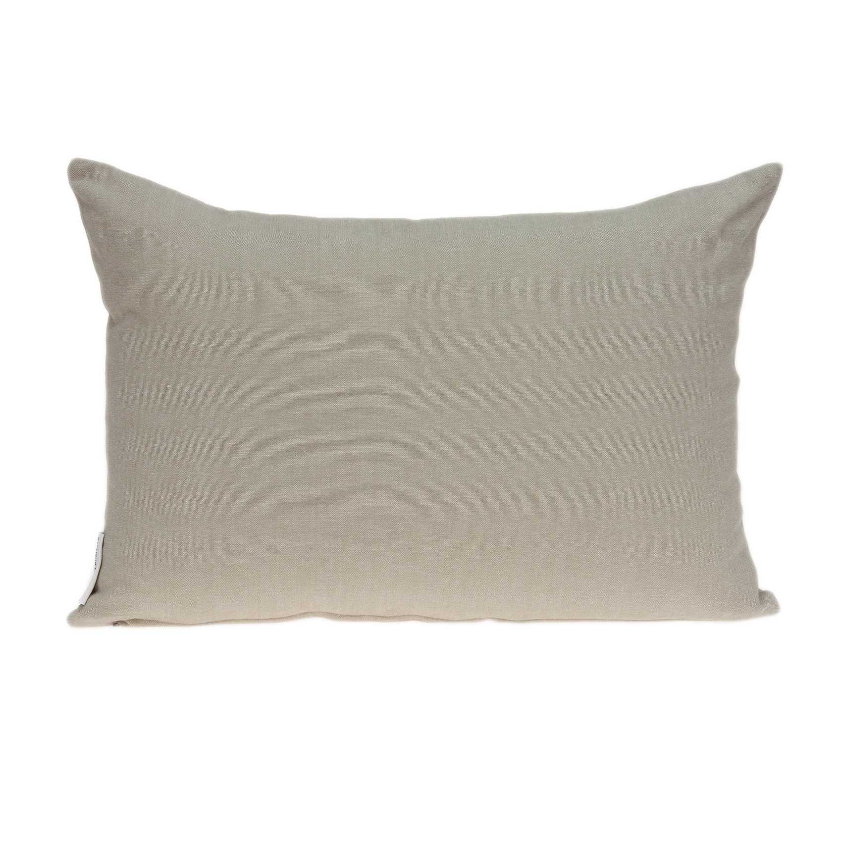 20" x 0.5" x 14" Elegant Transitional Beige Cotton Accent Pillow Cover