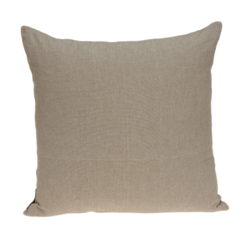 20" x 0.5" x 20" Decorative Transitional Tan Pillow Cover