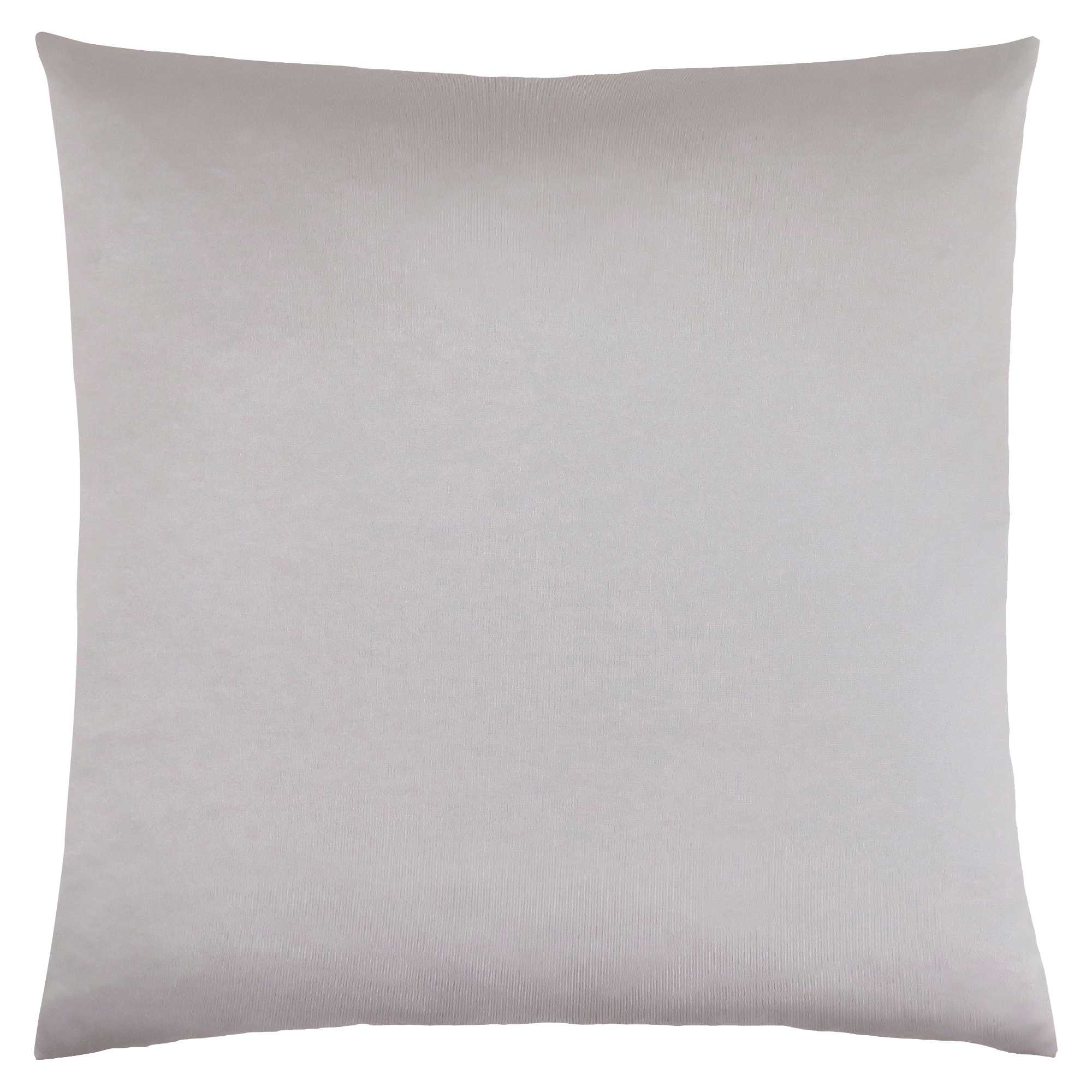 18" X 18" Silver Polyester Zippered Pillow-344078-1
