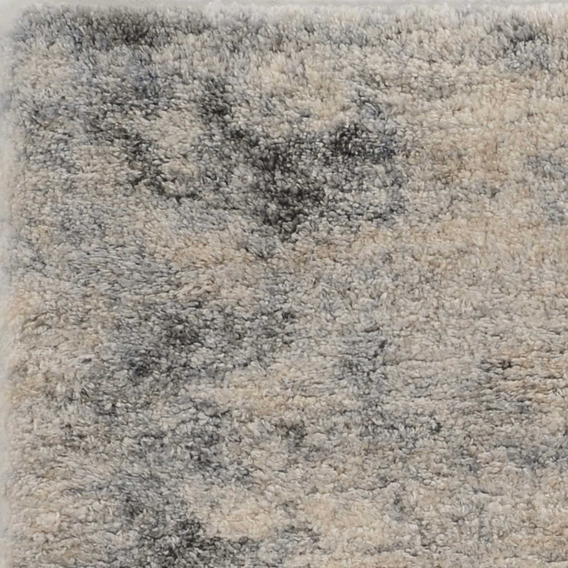 8" X 10" Ivory Blue Machine Woven Abstract Indoor Area Rug