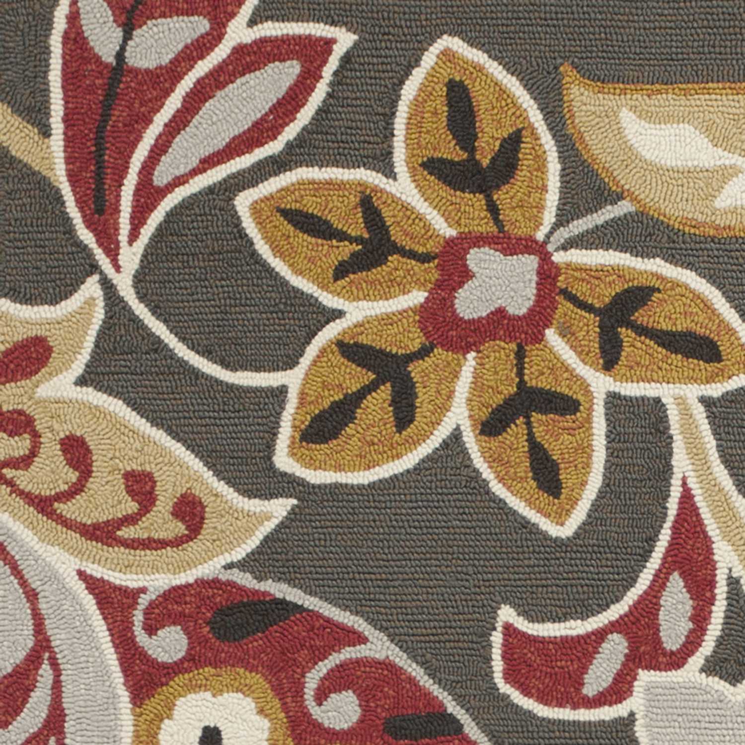 7" X 9"  Uv Treated Polypropylene Taupe Area Rug
