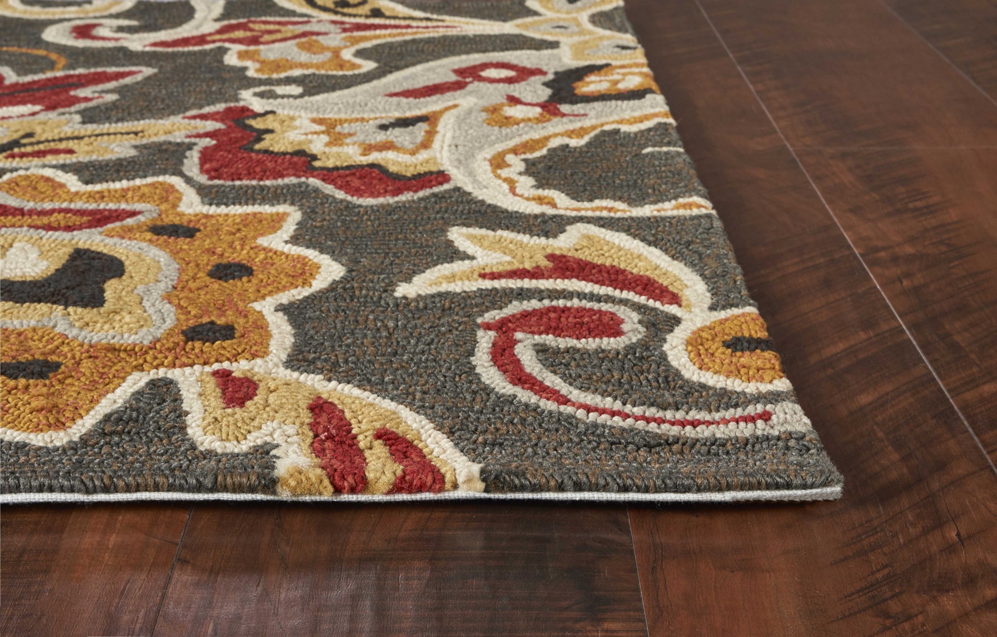 7" X 9"  Uv Treated Polypropylene Taupe Area Rug
