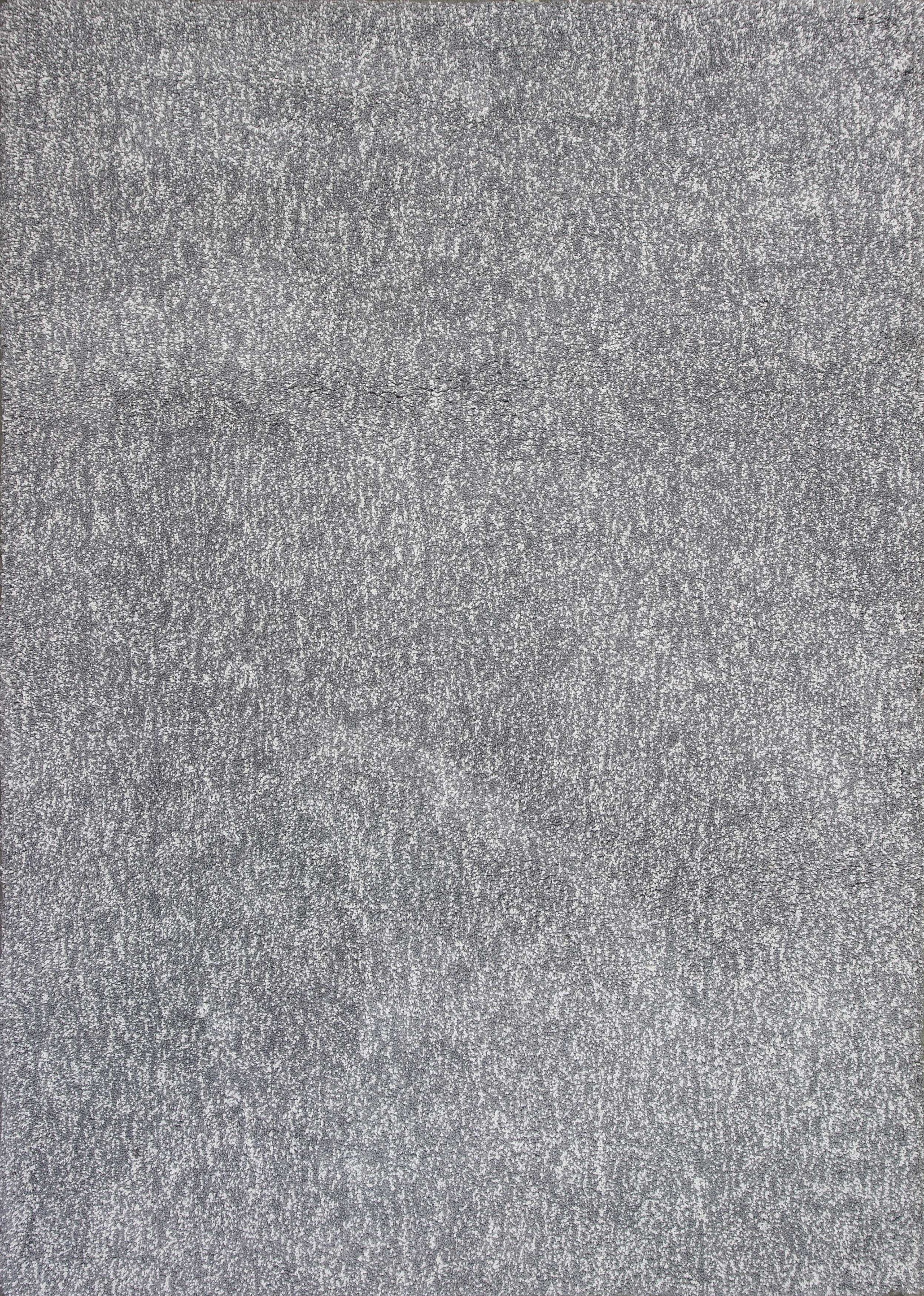 8" X 11"  Grey Heather Shag Area Rug