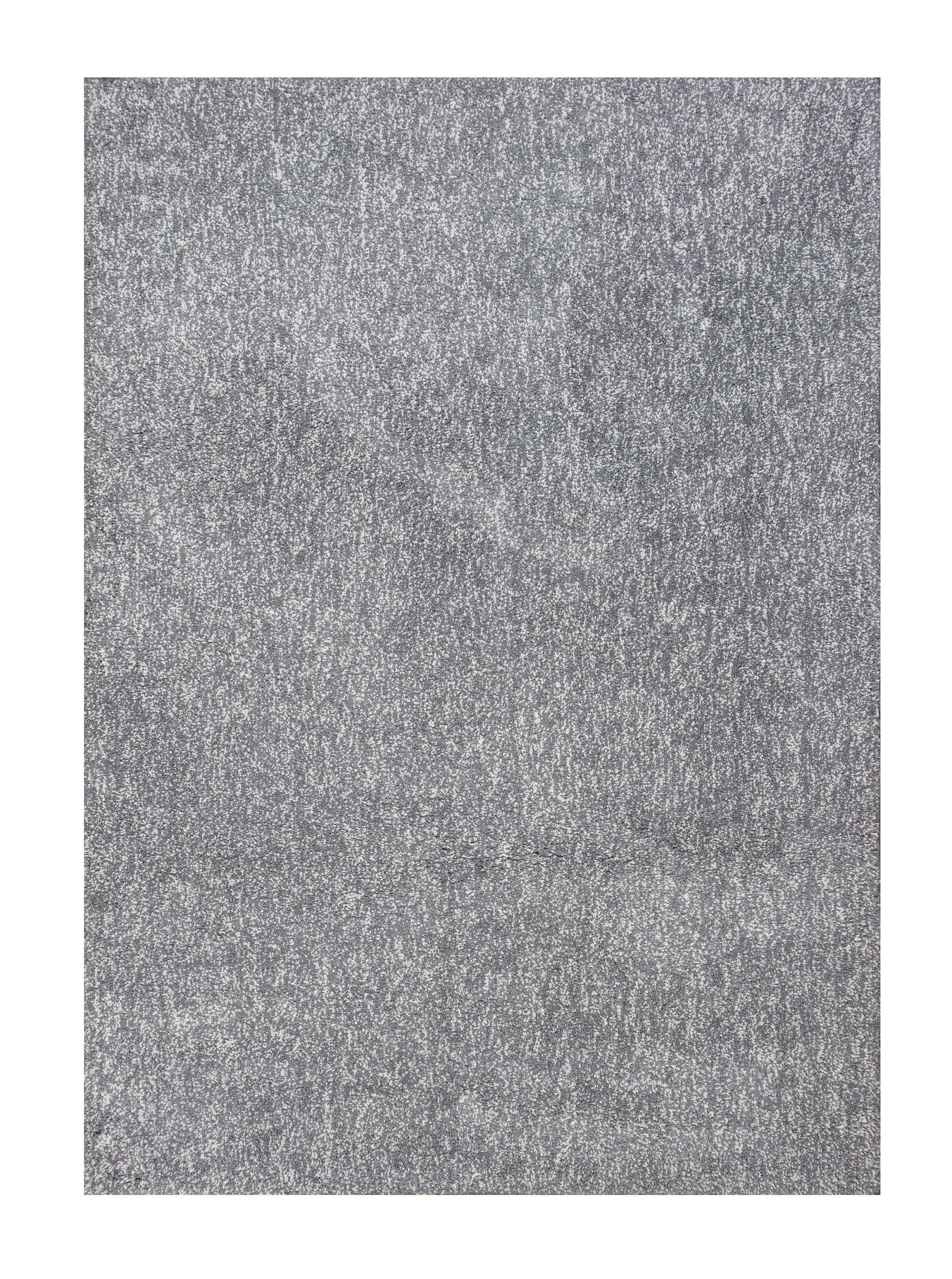 8" X 11"  Grey Heather Shag Area Rug