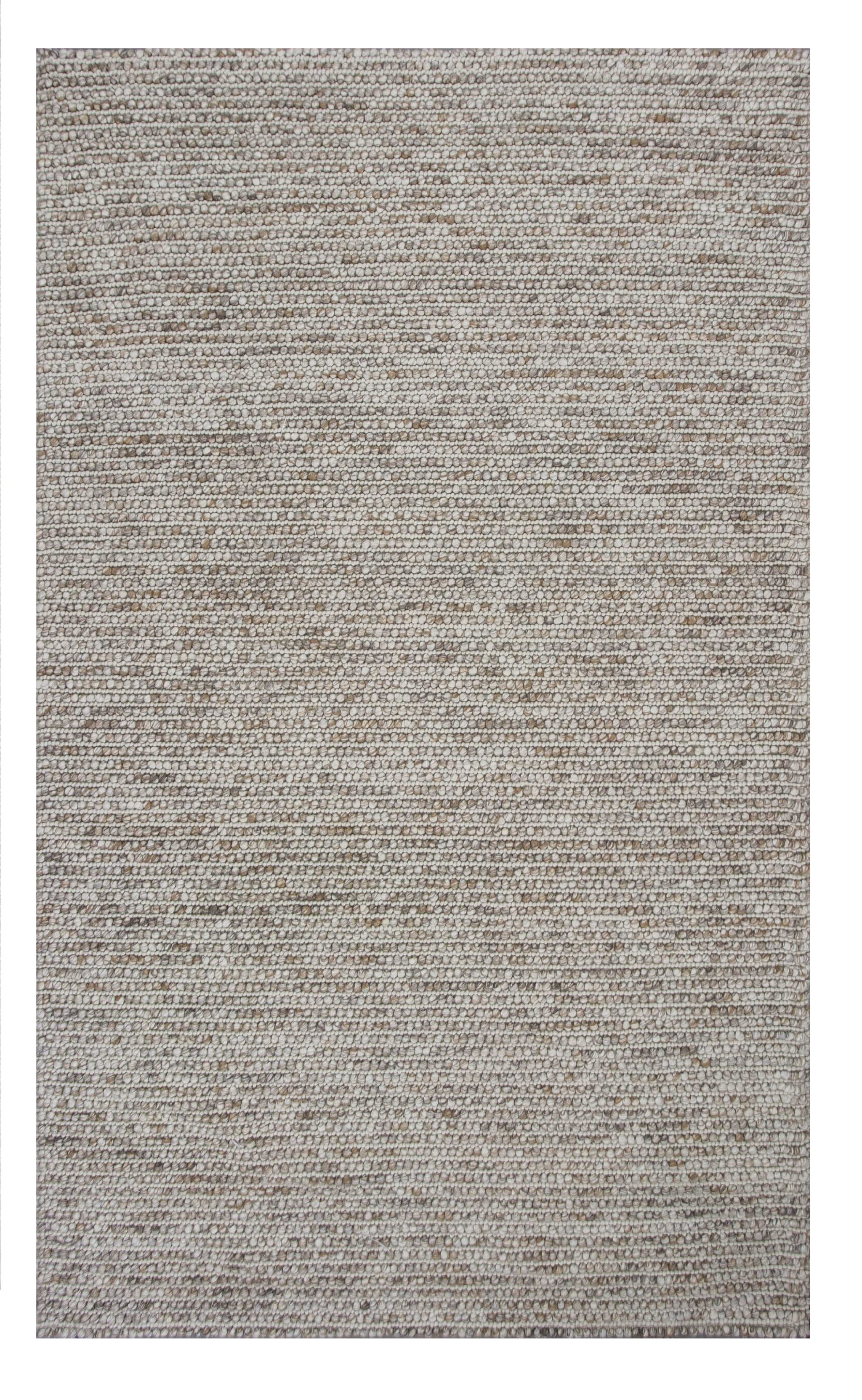 7' X 9'  Wool Natural Area Rug-350292-1