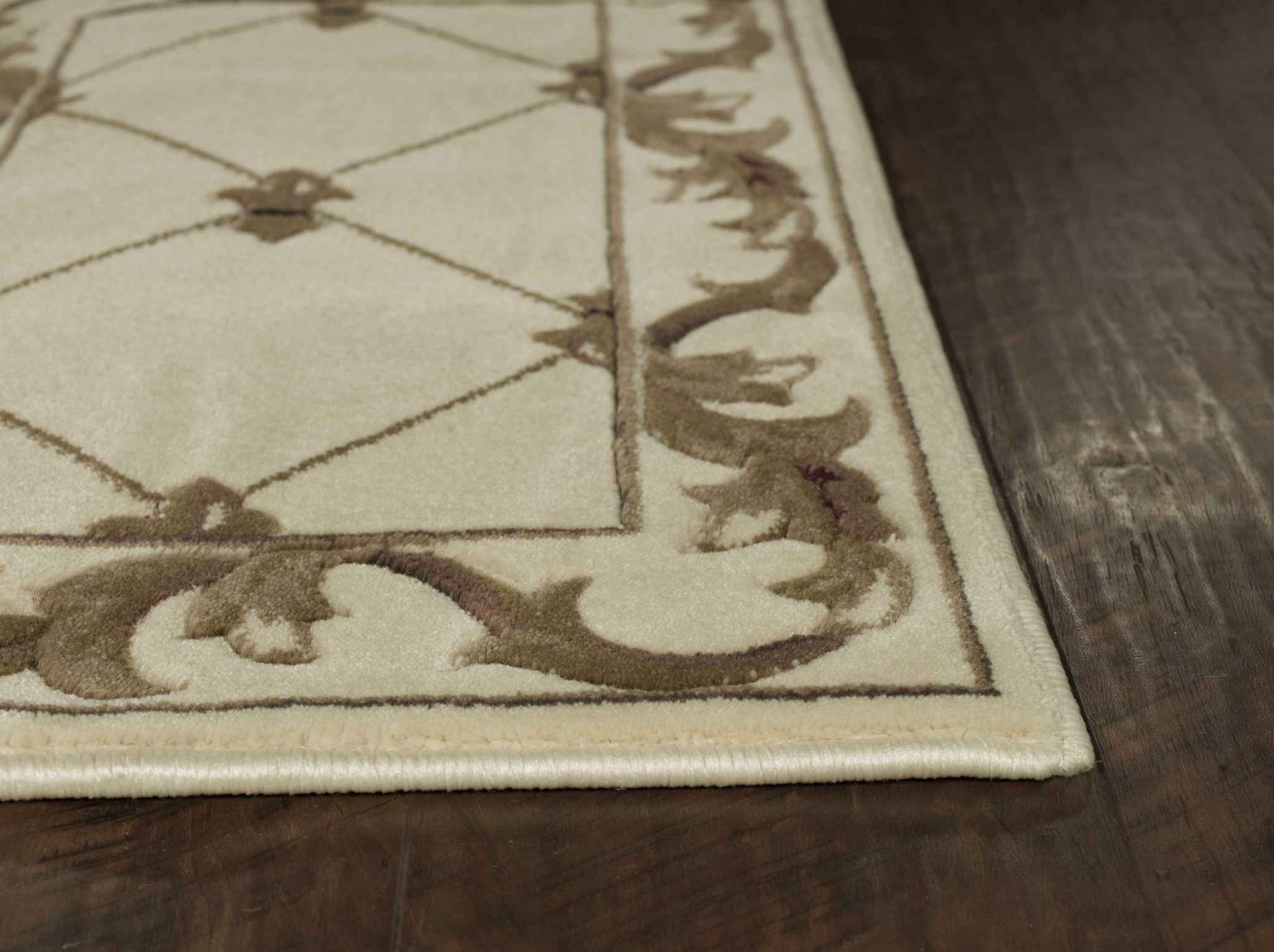 9" X 13"  Polypropylene Ivory Area Rug