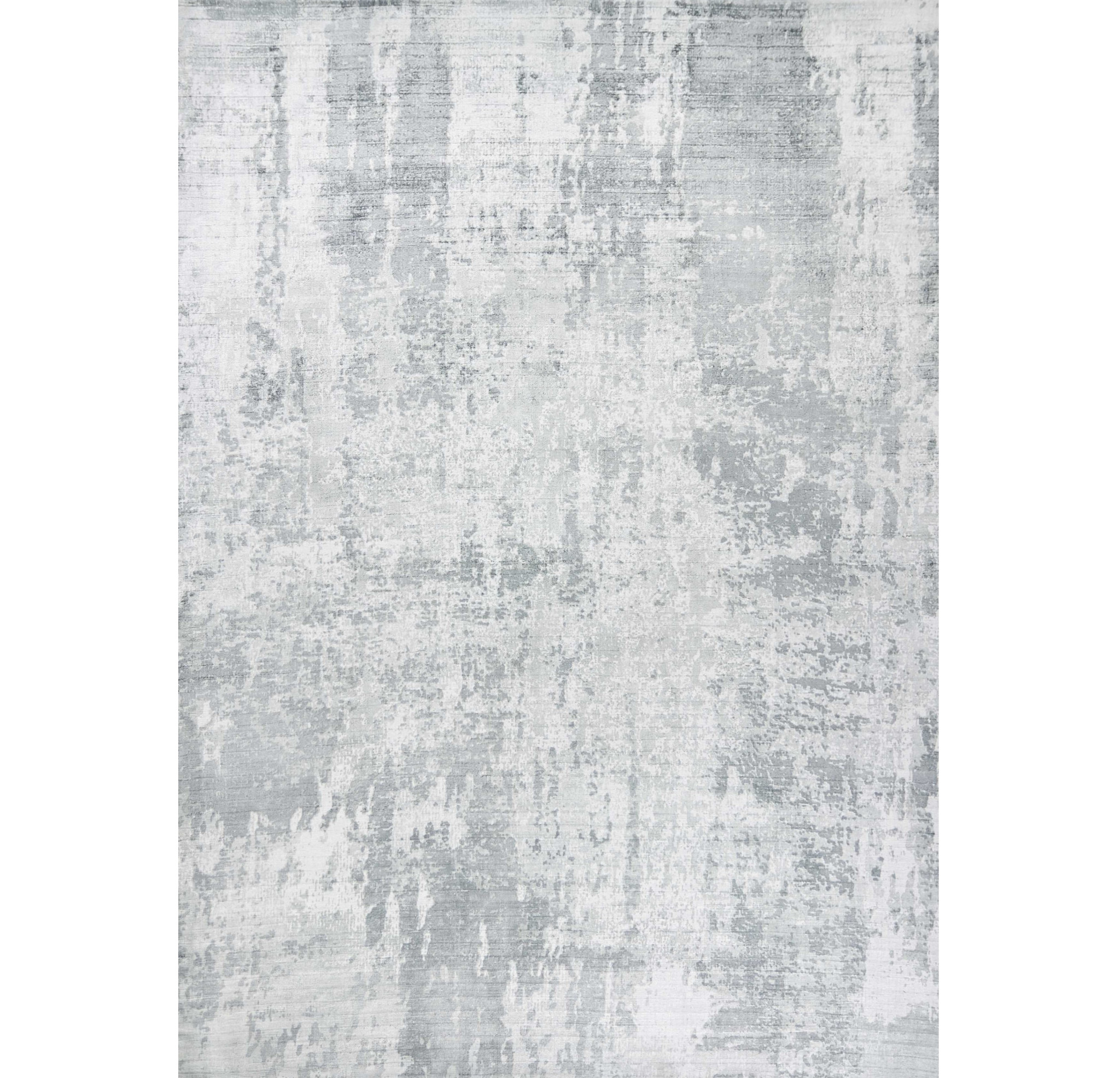 9' X 13' Gray Abstract Hand Loomed Area Rug-350641-2