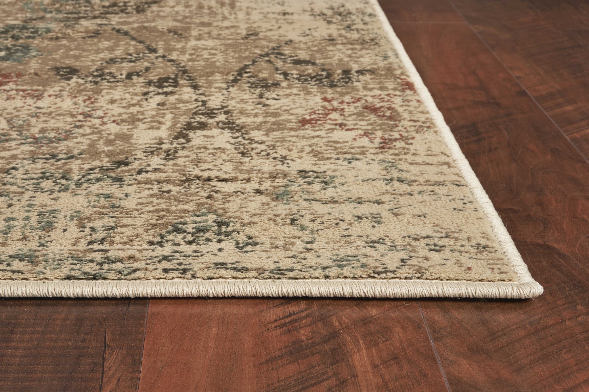 8'X11' Champagne Beige Machine Woven Damask Indoor Area Rug-352987-1