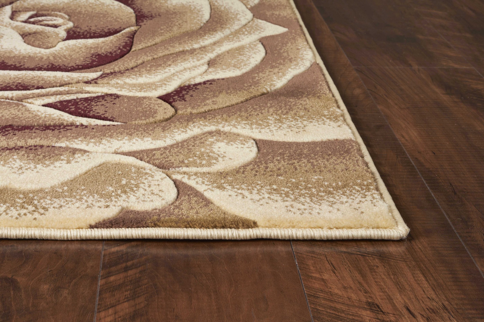 20" x 31" Polypropylene Ivory Area Rug