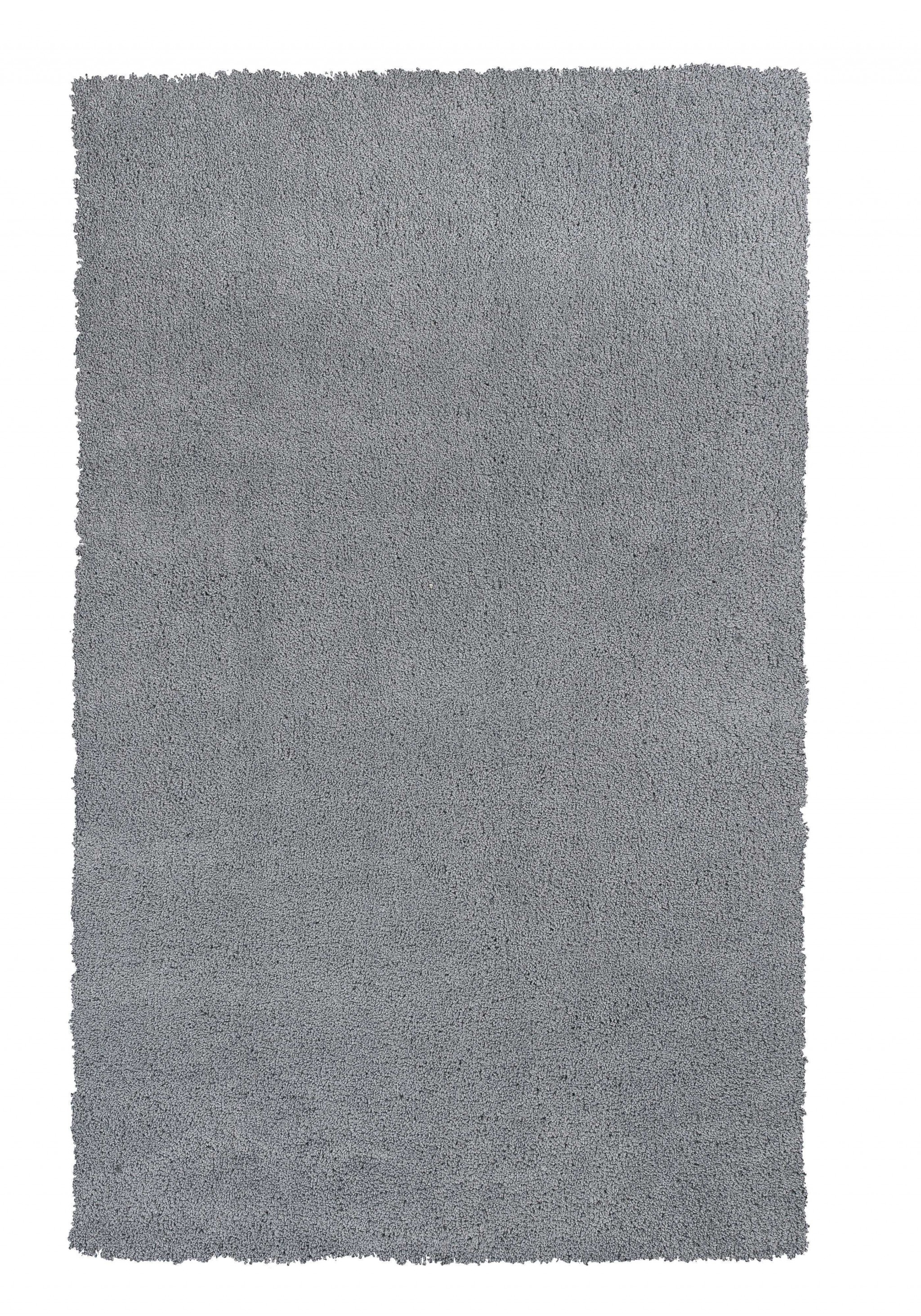 2' X 4' Polyester Grey Area Rug-353421-1