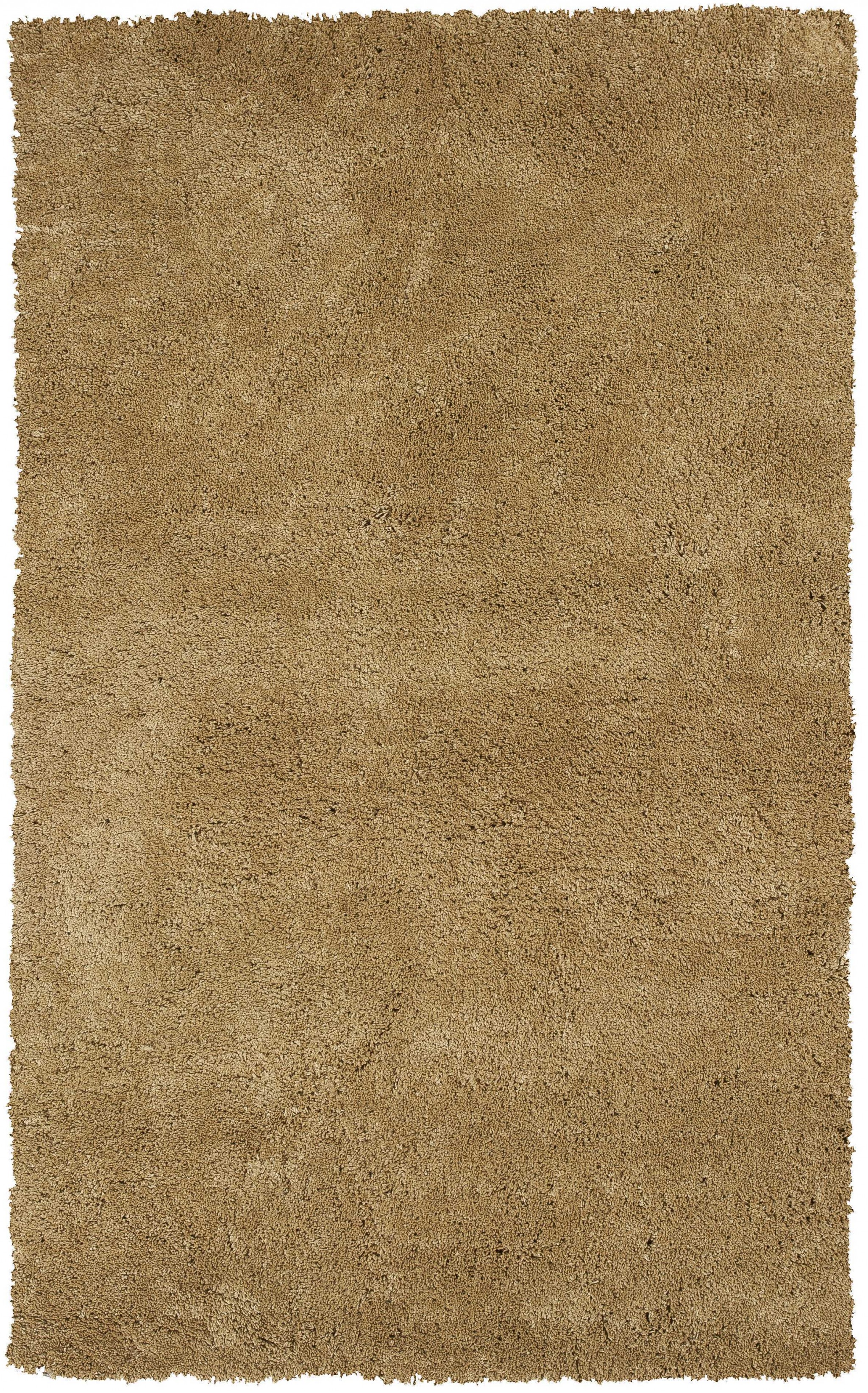 2' X 4' Polyester Gold Area Rug-353425-1