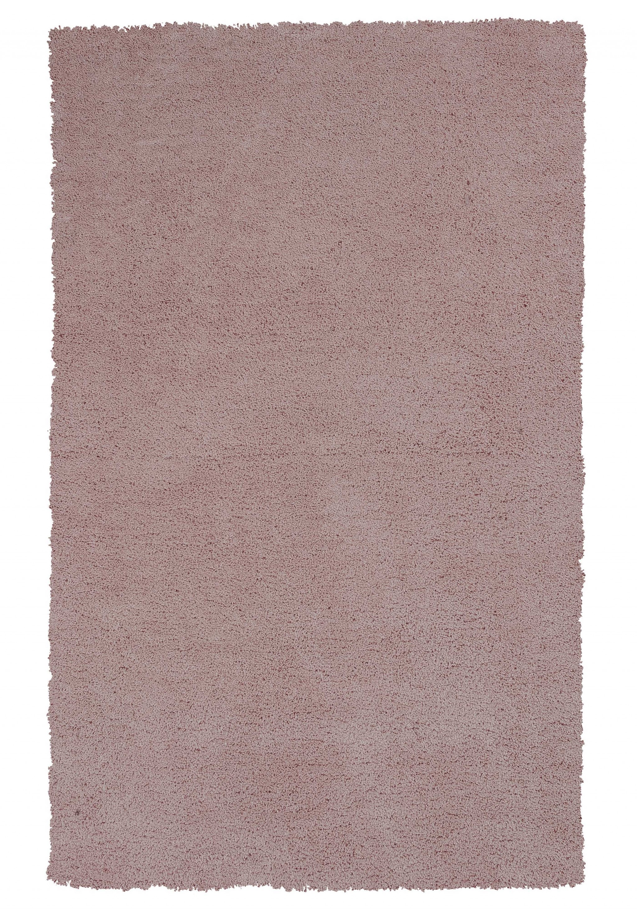2' X 4' Polyester Rose Pink Area Rug-353429-1