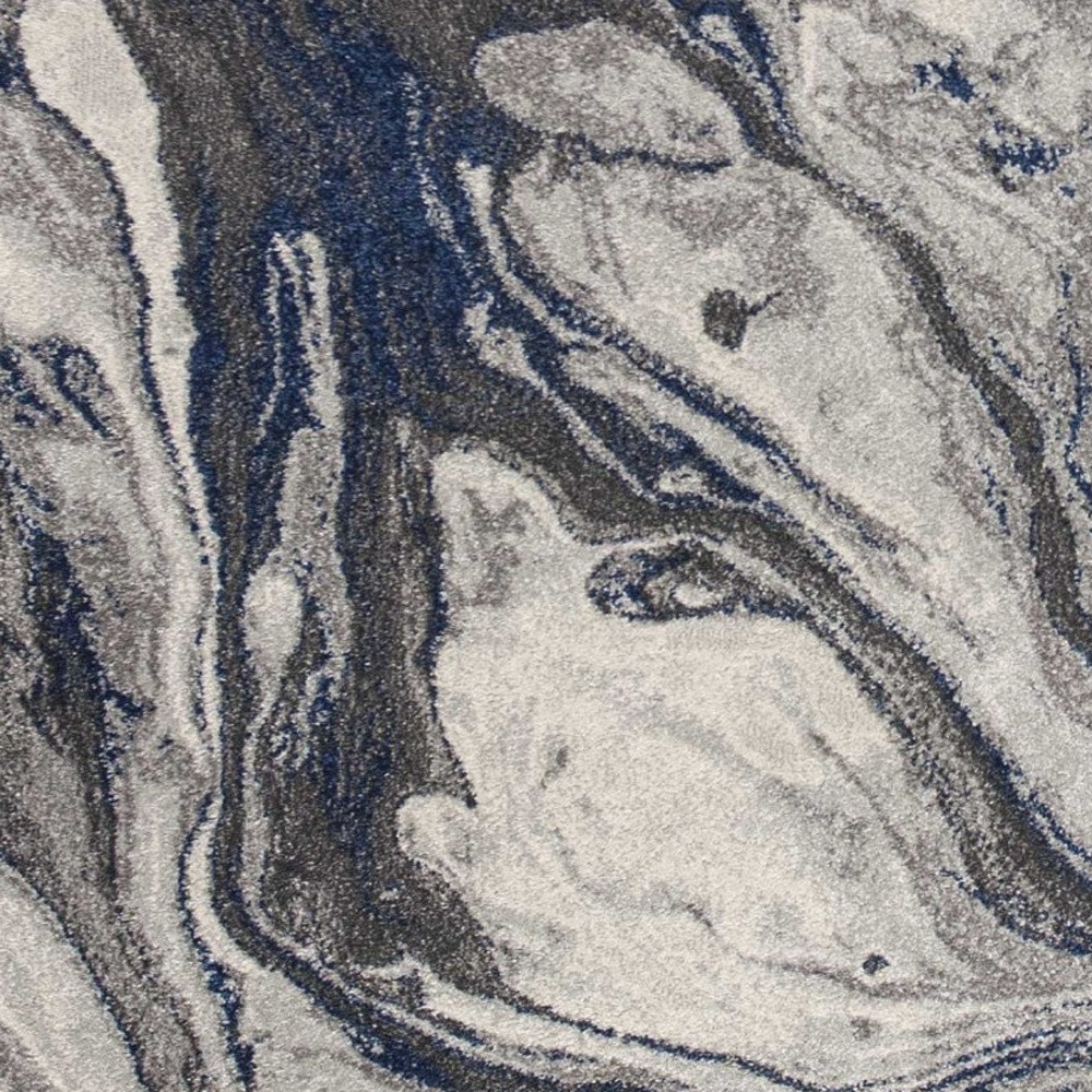 3" X 5" Gray Abstract Area Rug