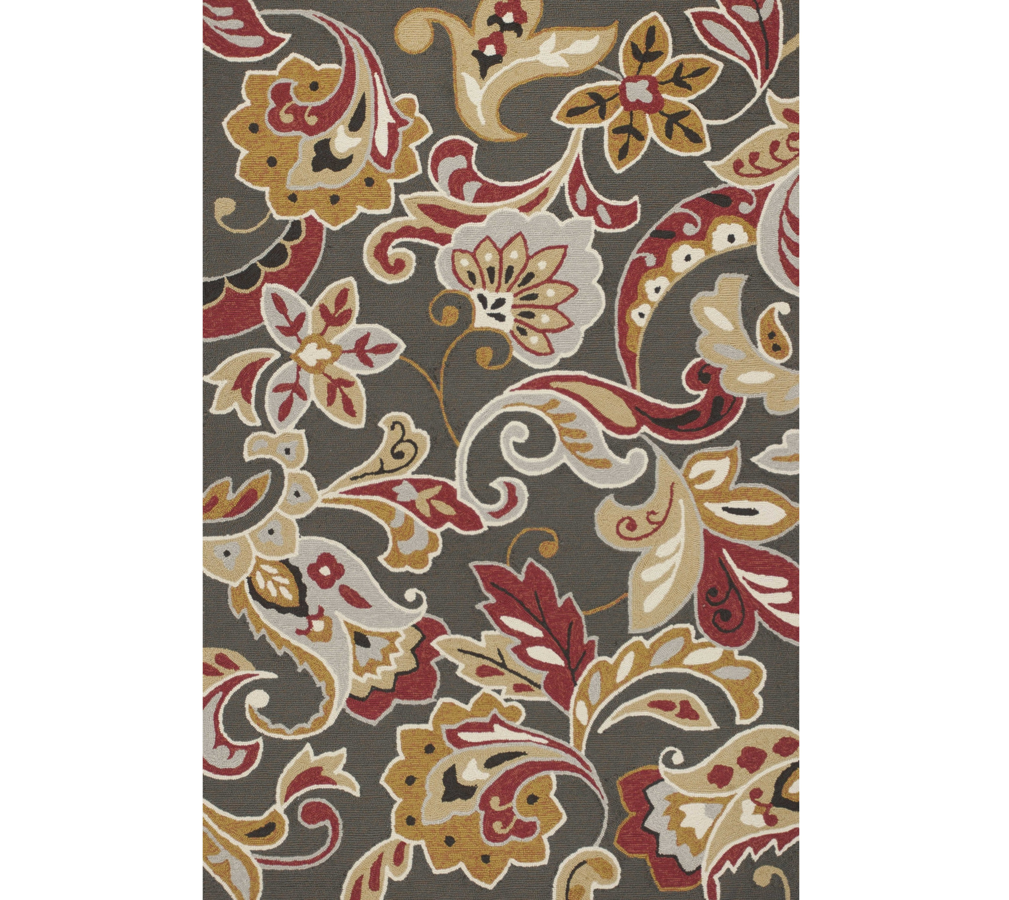 3' X 5' Taupe Hand Tufted Area Rug-353835-1