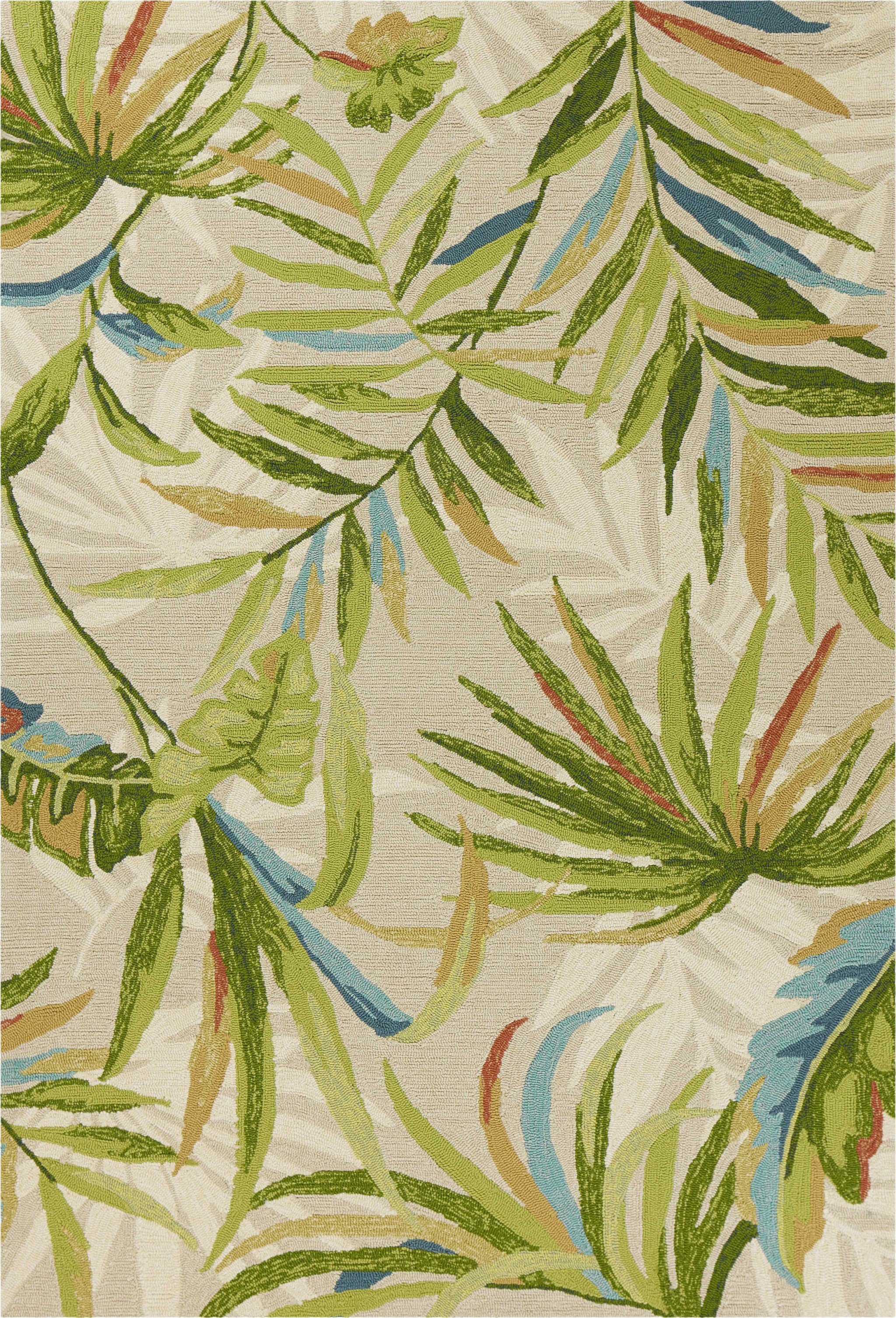 3' X 5' Sand Tropical Uv Treated Area Rug-353846-1