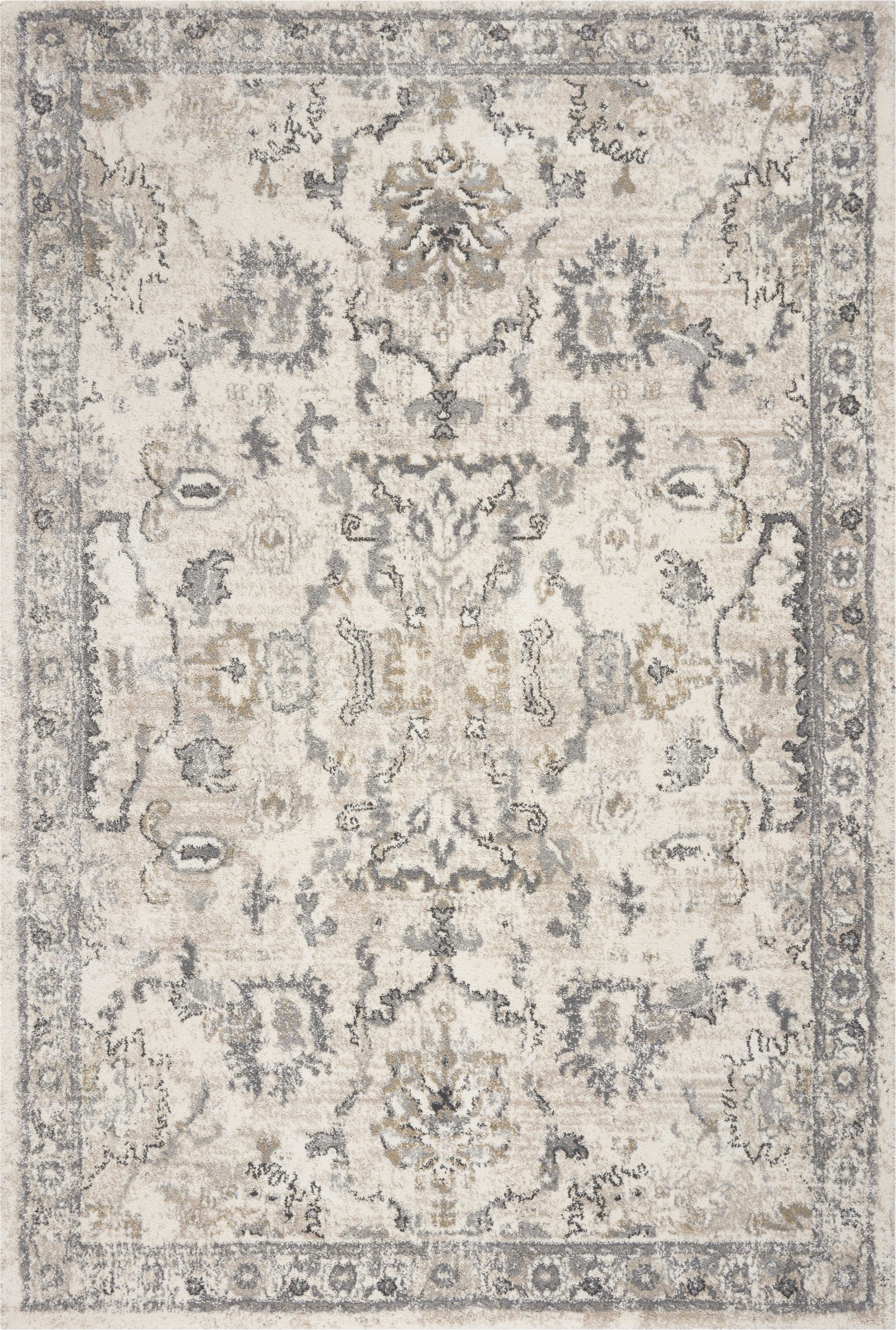 3' X 5' Ivory Vintage Area Rug-353869-1