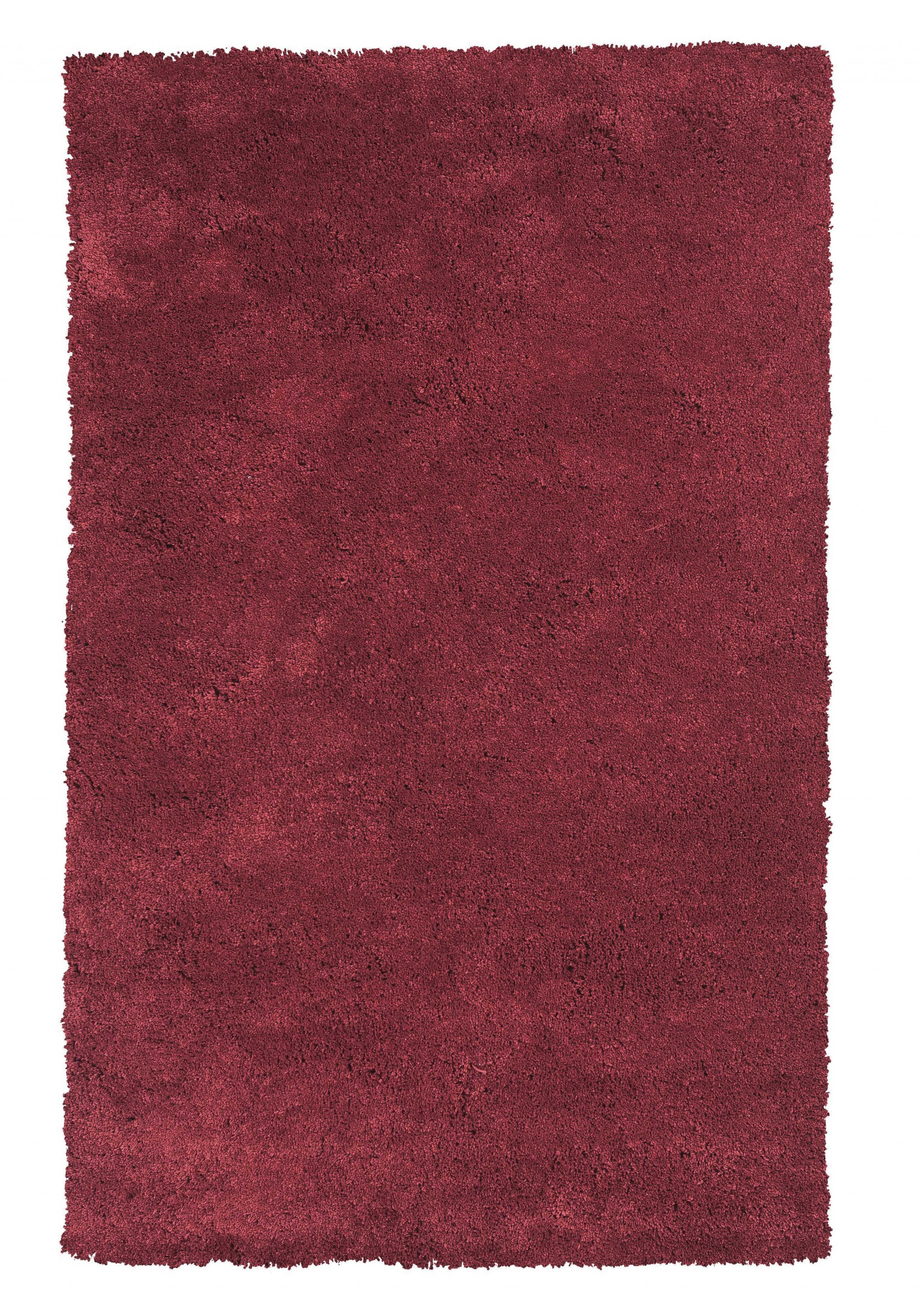 3'X5' Red Indoor Shag Rug-353927-1