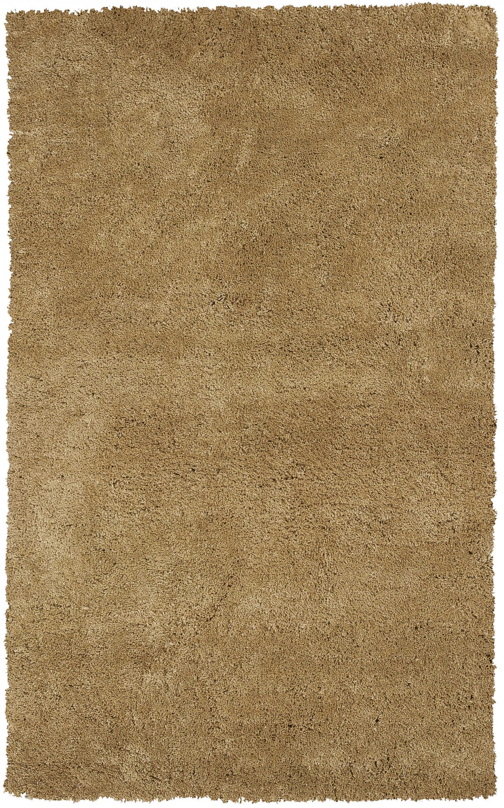 3' X 5' Gold Plain Area Rug-353930-1