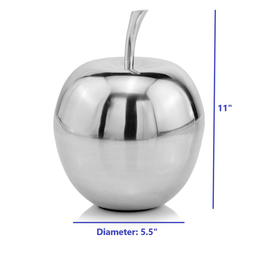 5.5" x 5.5" x 11" Buffed Polished Apple
