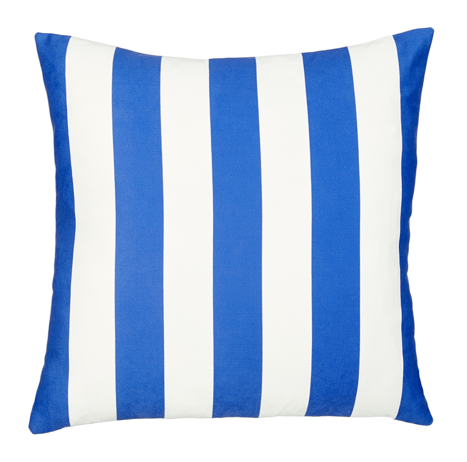 18" Blue and White Striped Throw Pillow Cover