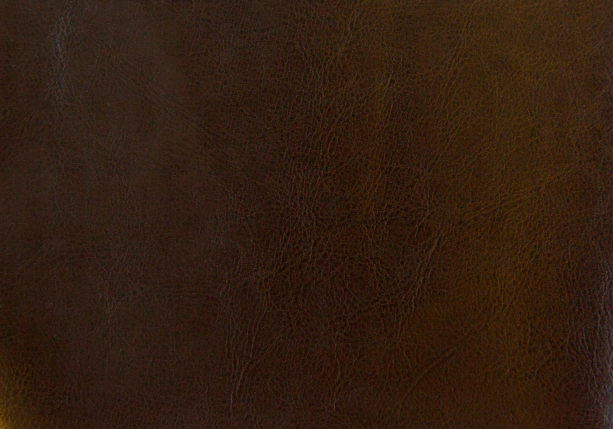 16.75" x 16.75" x 17" Dark Brown Leather Look Fabric Ottoman