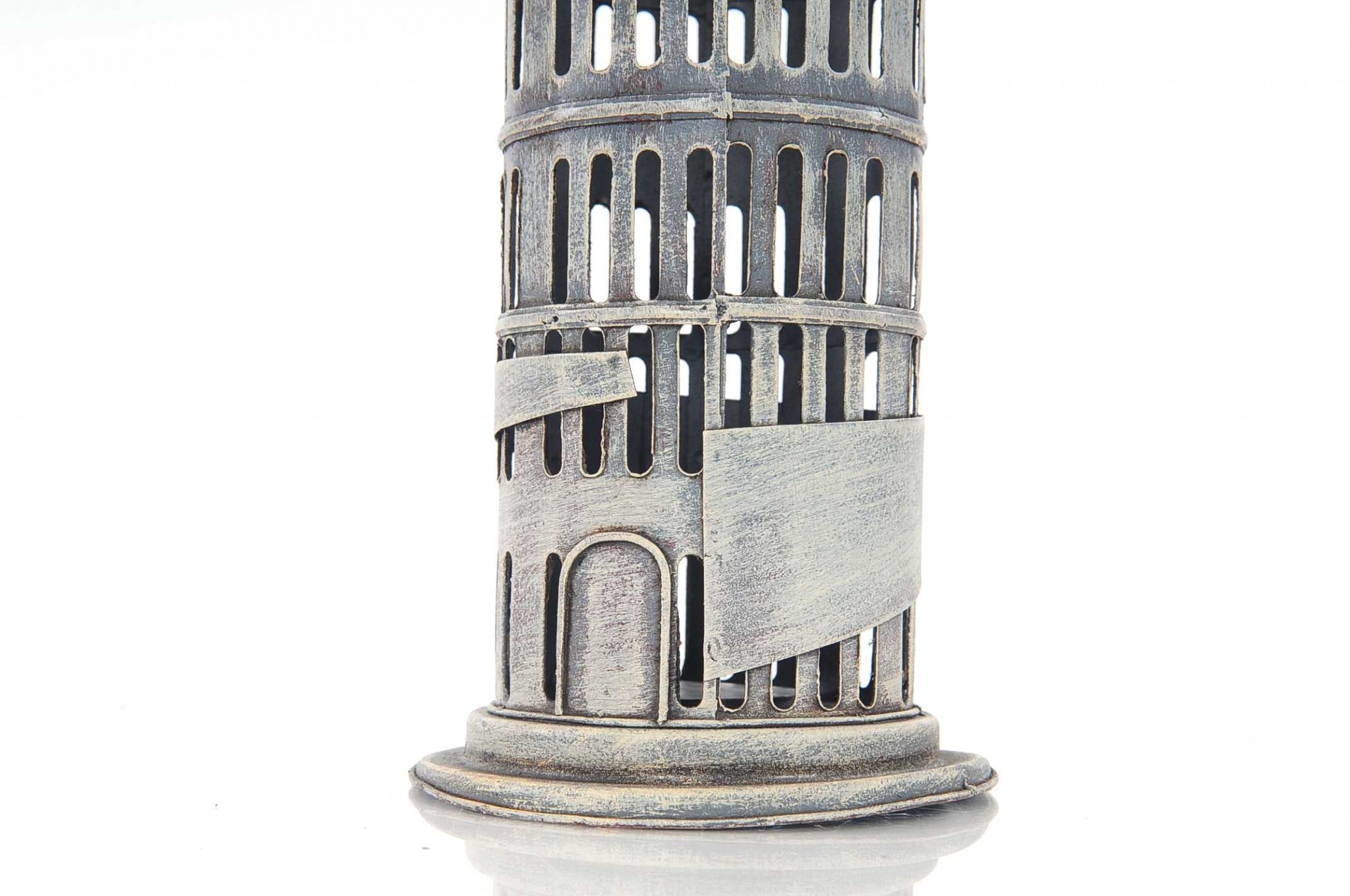 4" x 4" x 12.5" Pisa Tower Saving Box
