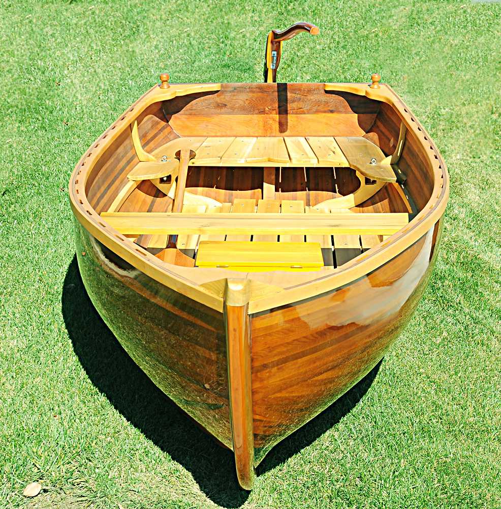 51" x 118.5" x 27.75" Little Bear Wooden Dinghy