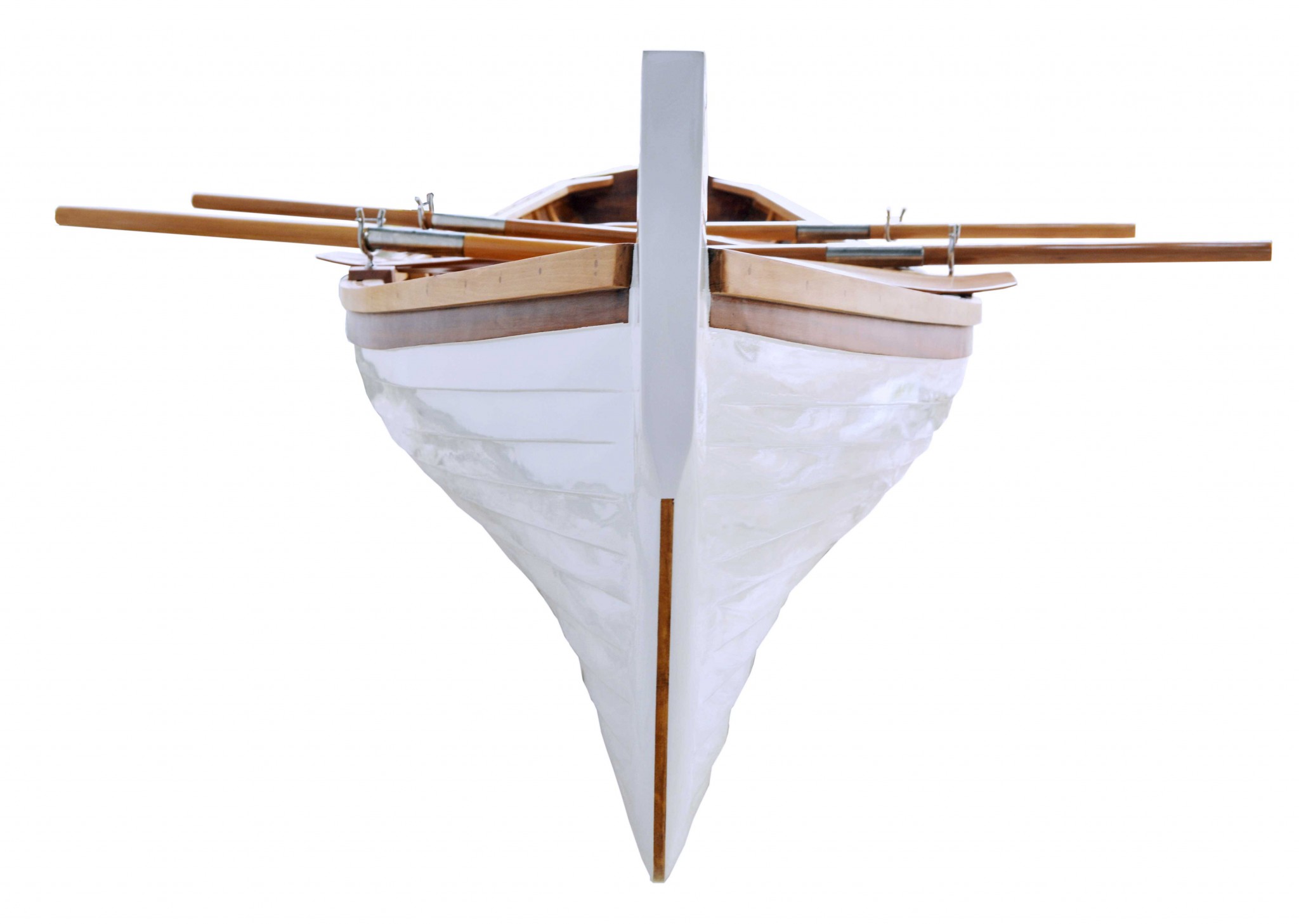 41" x 147.5" x 27.5" Clinker Built Whitehall Row Boat